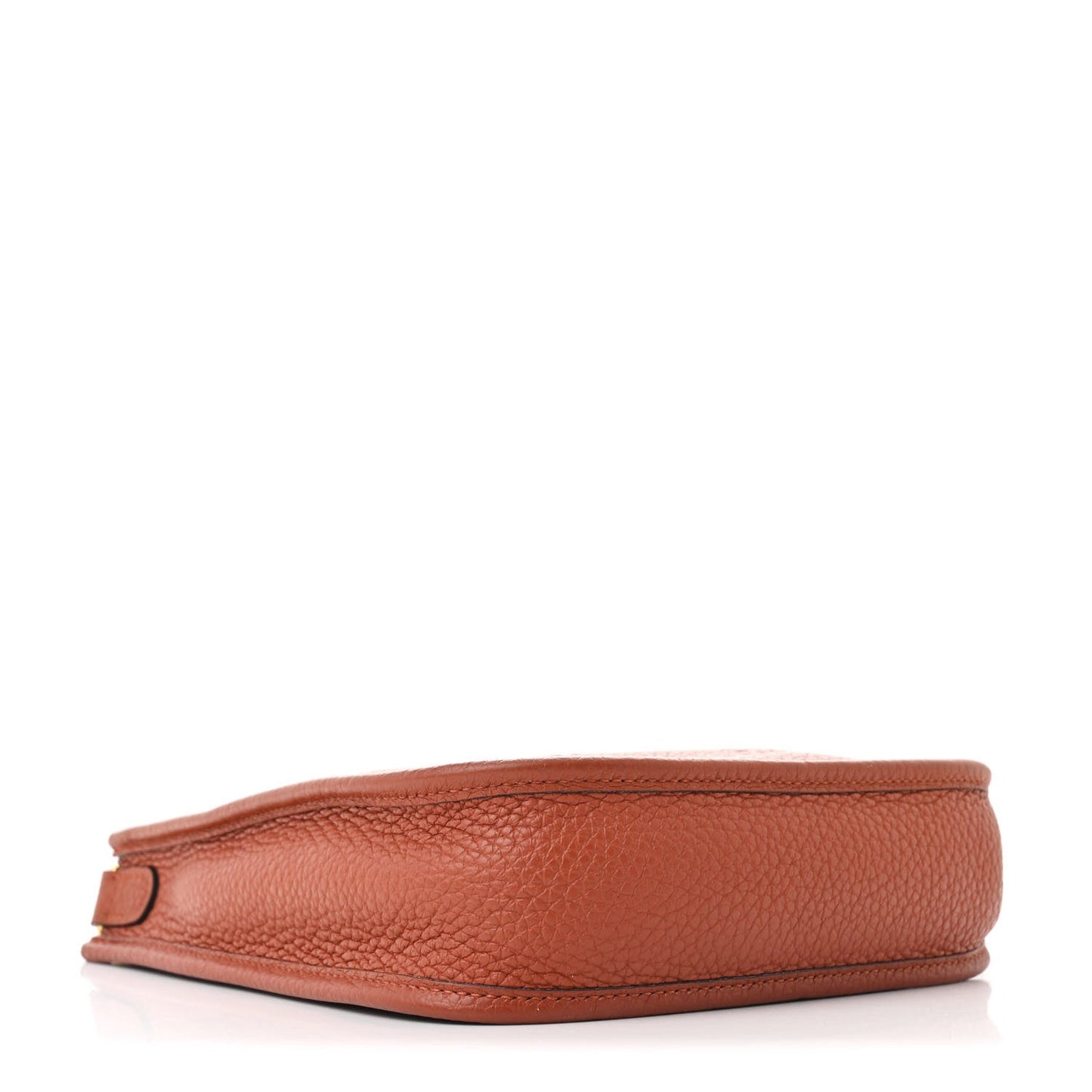 Hermes Taurillon Clemence Maxi Quadrille Evelyne TPM Cuivre Capucine Parme Rouge Duchess