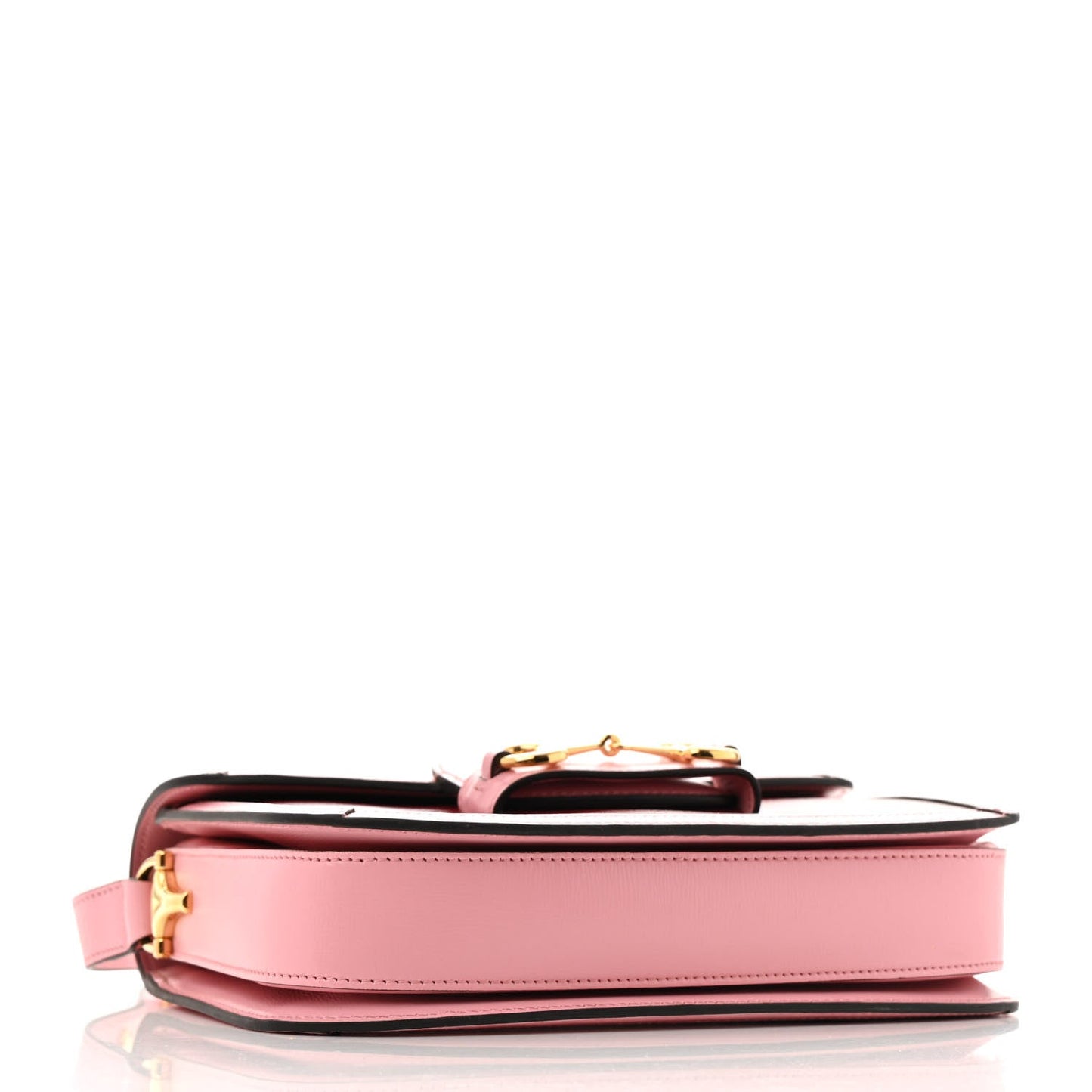 Gucci Azalea Calfskin Horsebit 1955 Shoulder Bag New Cherry Red Wild Rose