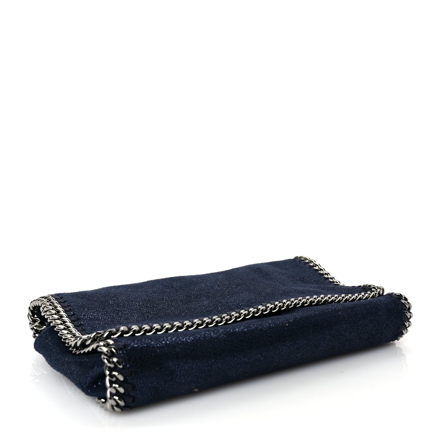 Stella McCartney Shaggy Deer Falabella Crossbody Bag Lapis Navy