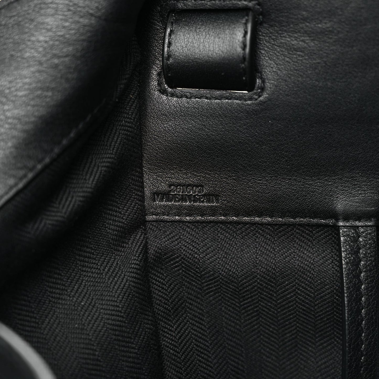 Loewe Calfskin Medium Hammock Shoulder Bag Black