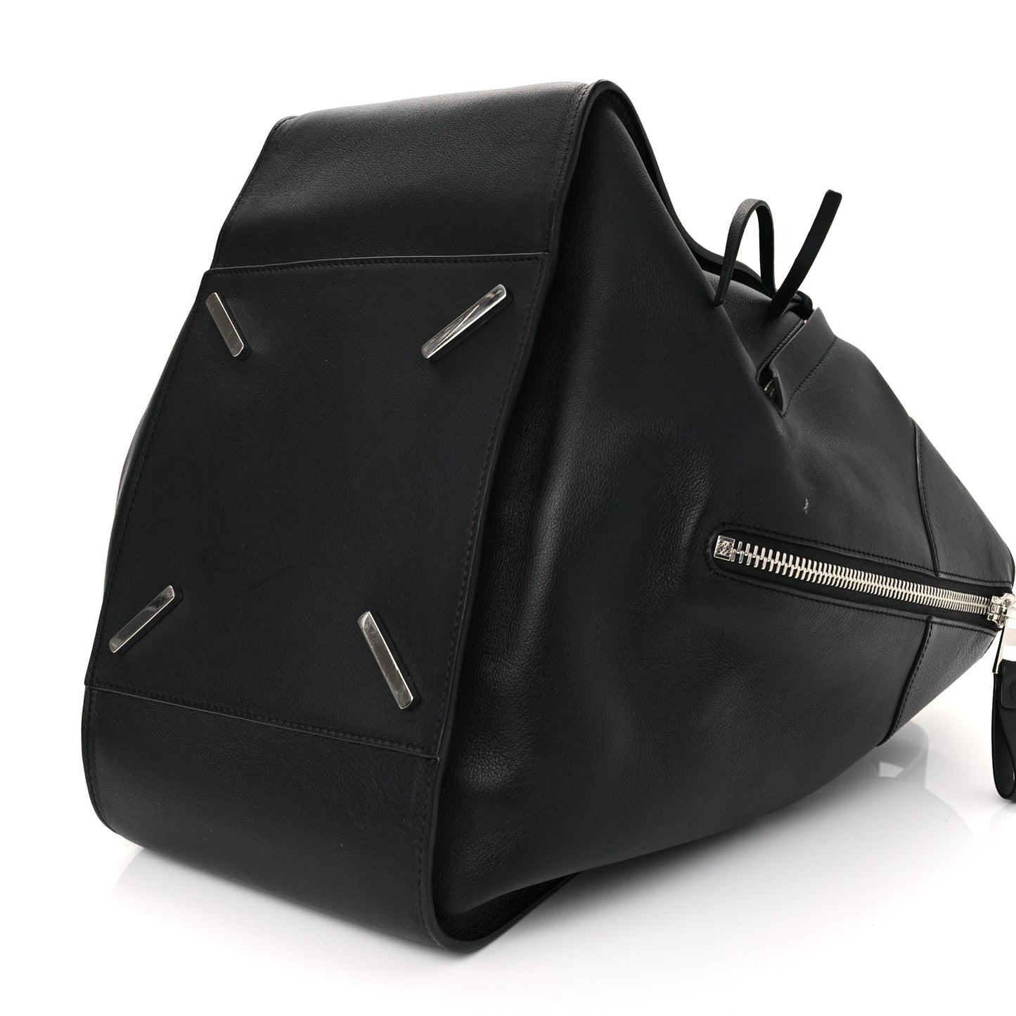 Loewe Calfskin Medium Hammock Shoulder Bag Black