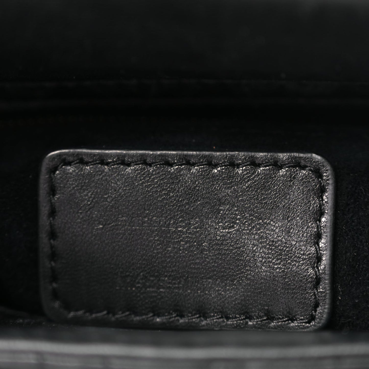 Christian Dior Lambskin Cannage Mini Lady Dior Black