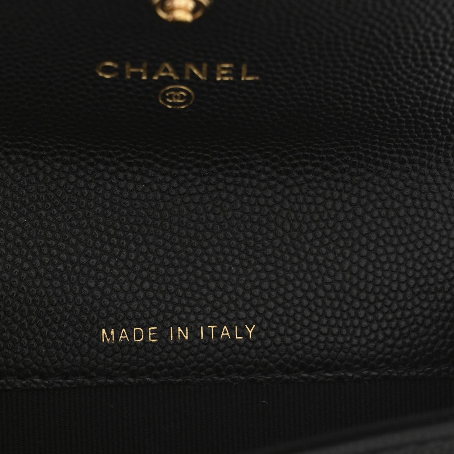Chanel Caviar Quilted Boy Flap Card Holder Black