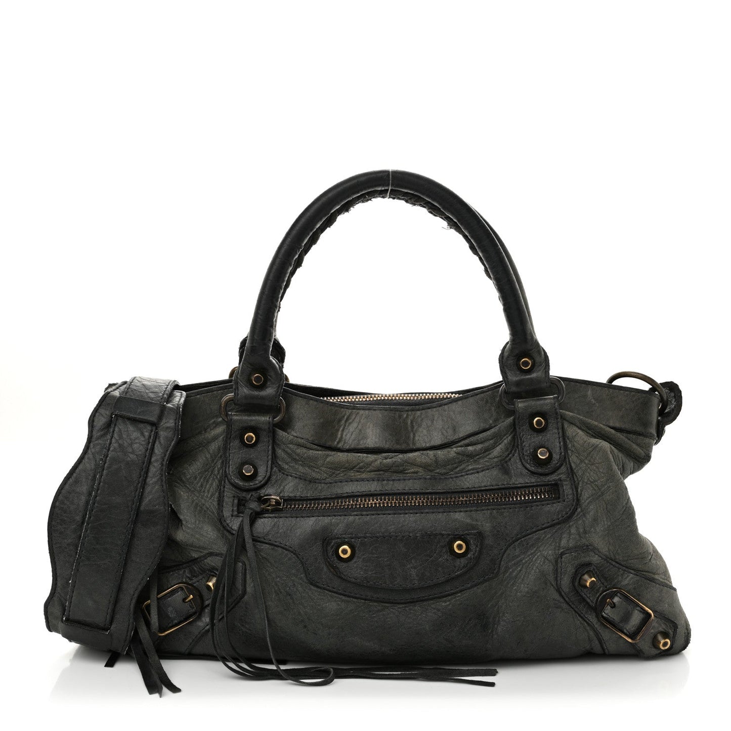 Balenciaga Agneau Classic Hardware First Anthracite