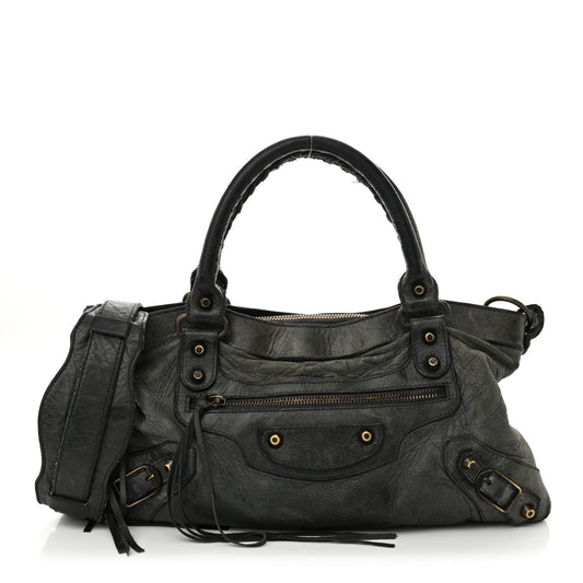 Balenciaga Agneau Classic Hardware First Anthracite