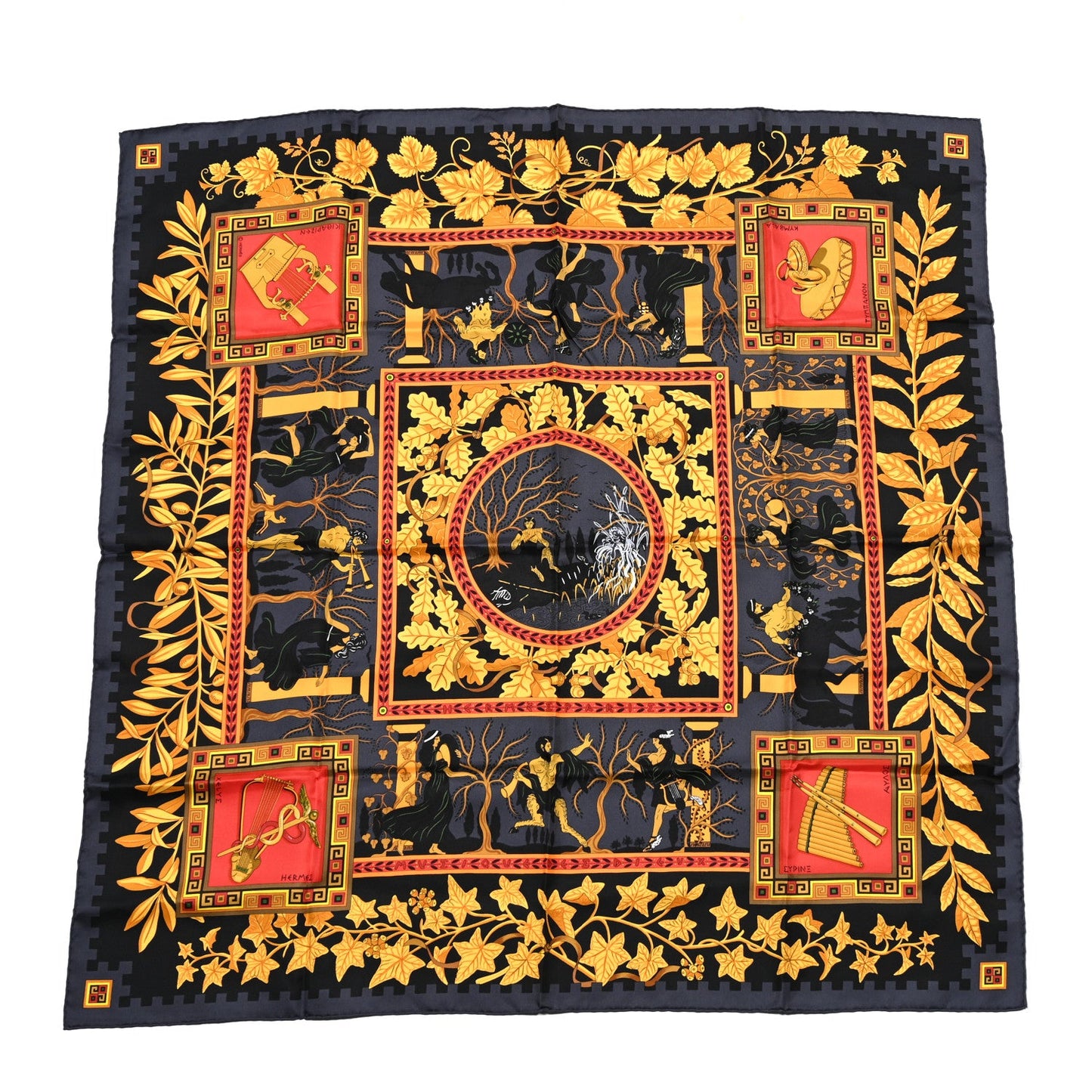 Hermes Silk Musique Des Dieux Scarf 90
