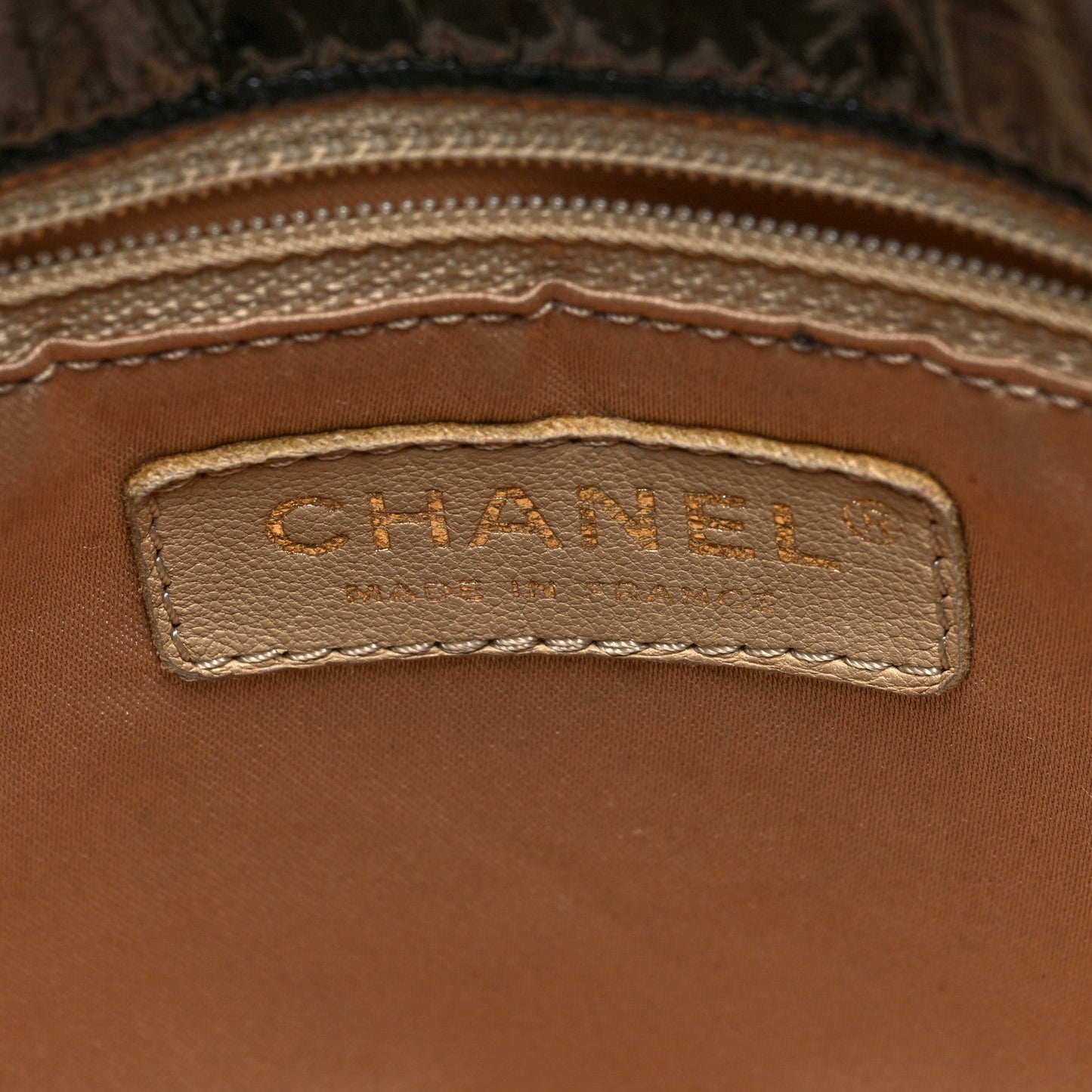 Chanel Vinyl Medium Rock and Chain Flap Black