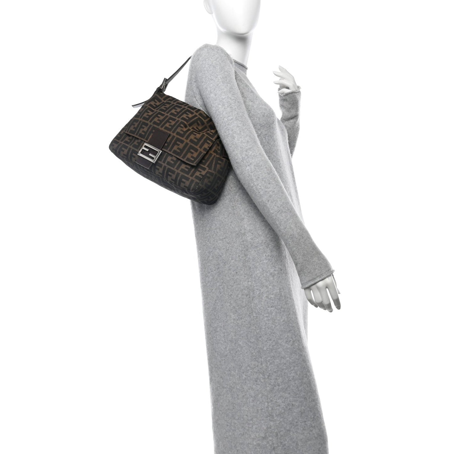 Fendi Zucca Mama Baguette Tobacco