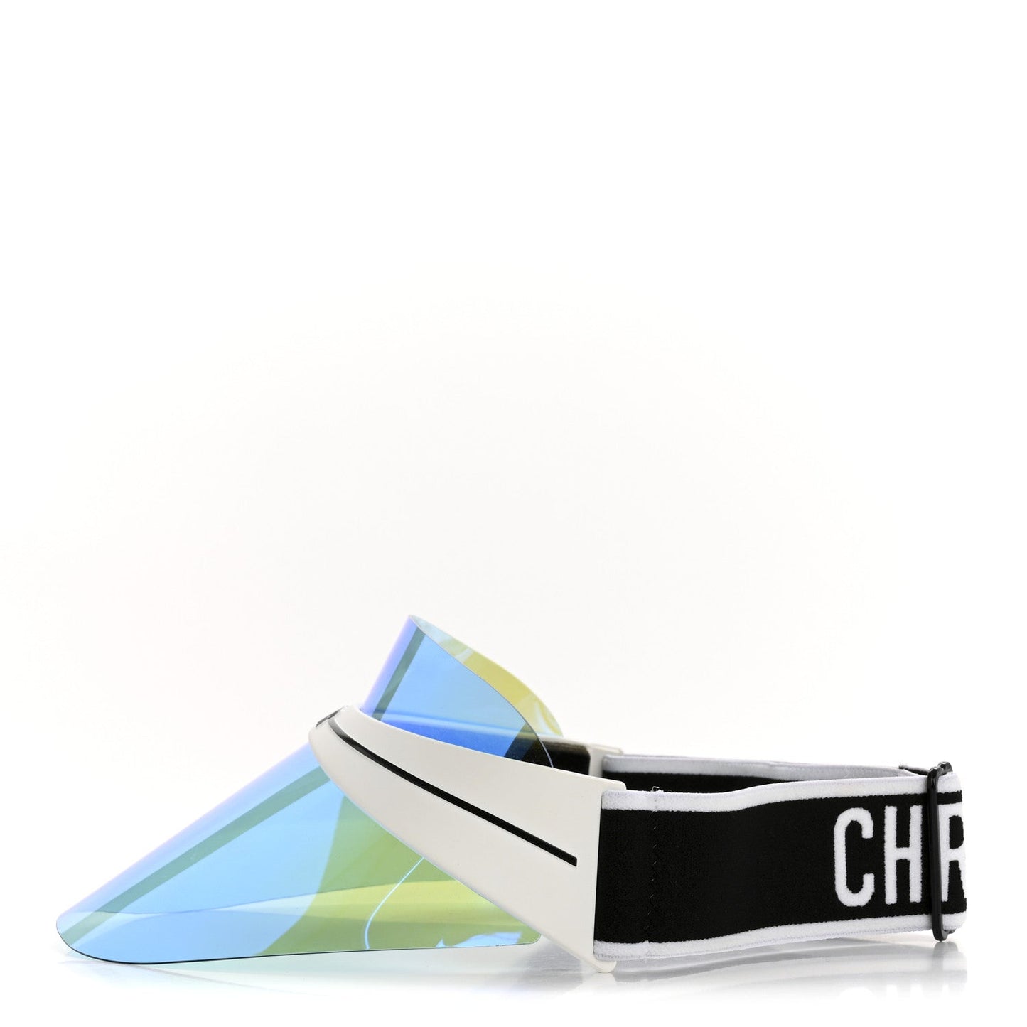 Christian Dior Mirrored DiorClub1 Sun Visor Blue