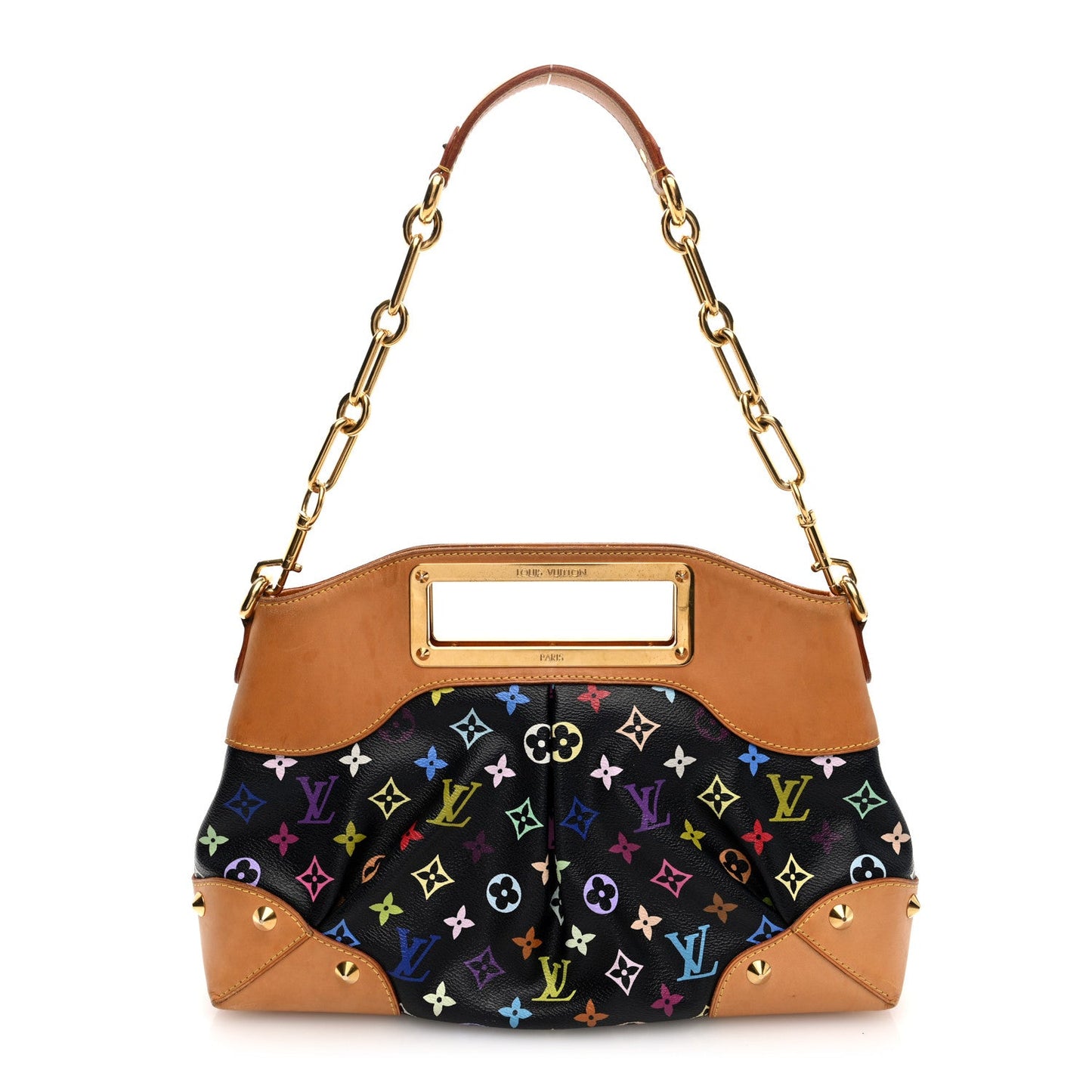 Louis Vuitton Monogram Multicolor Judy MM Black