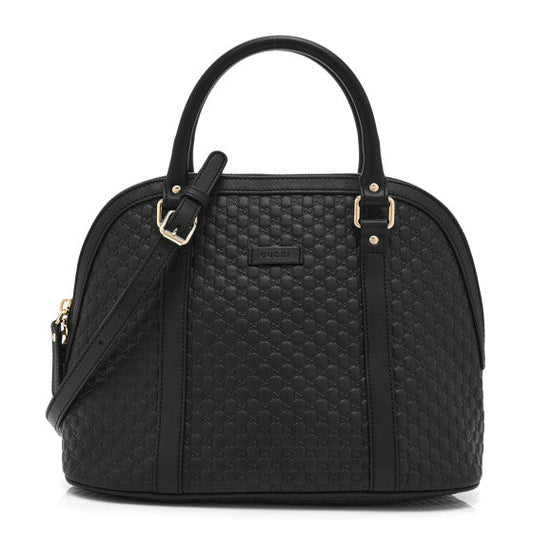 Gucci Microguccissima Medium Dome Bag Black