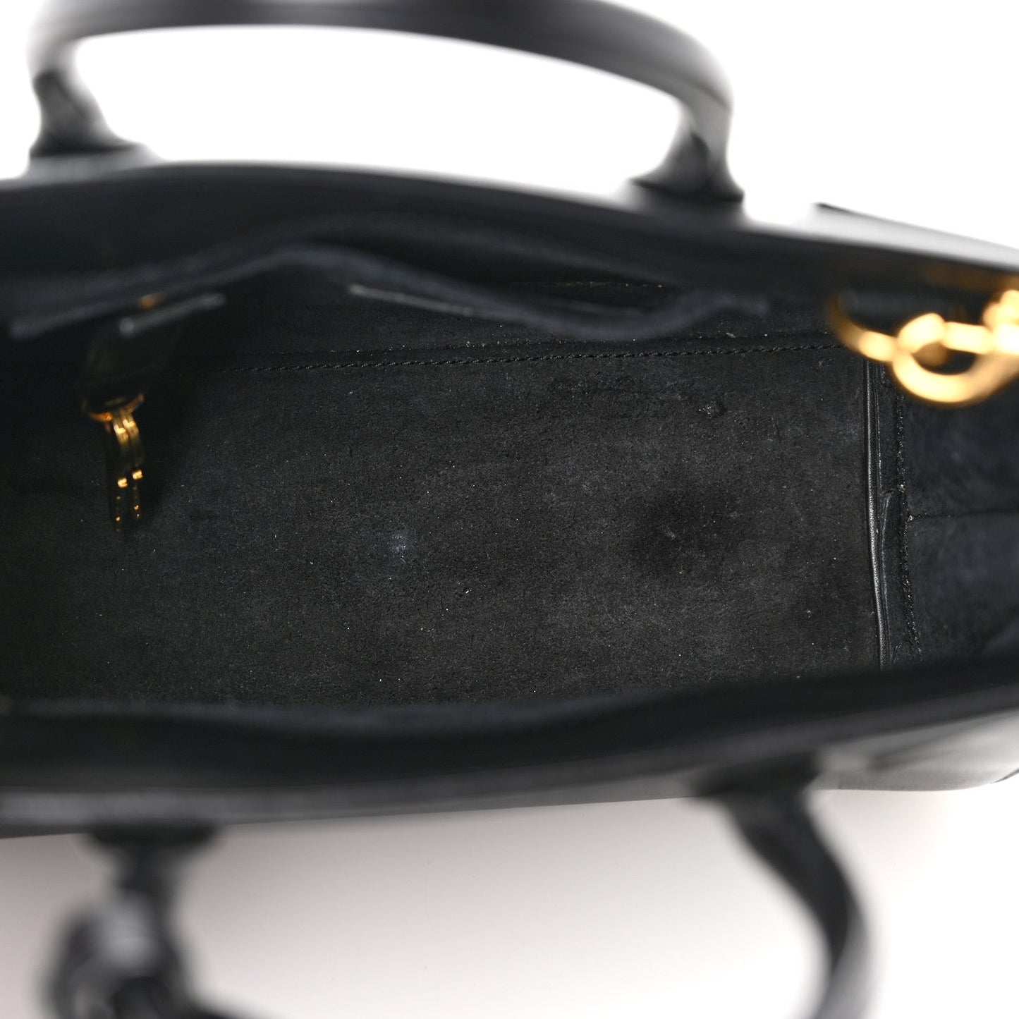 Saint Laurent Calfskin Nano Sac De Jour Black