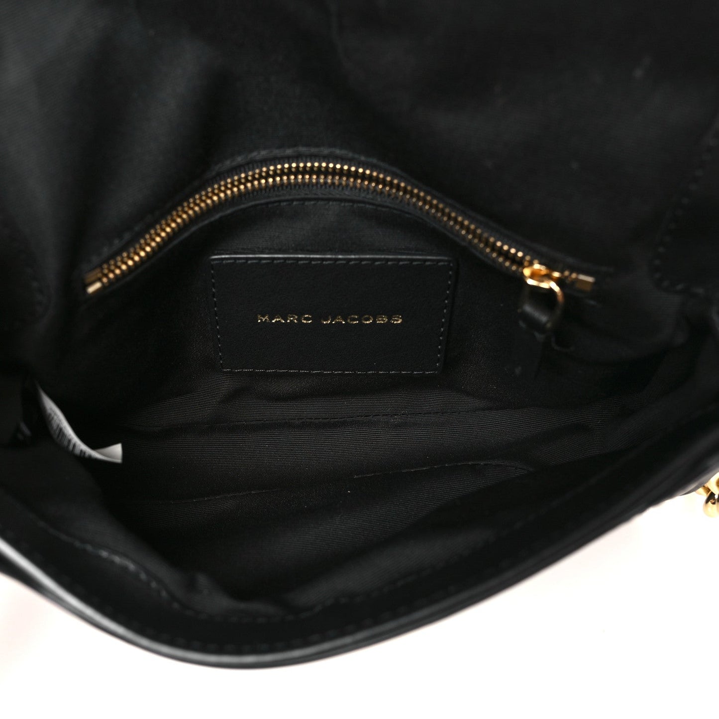 Marc Jacobs Calfskin The J Marc Shoulder Bag Black