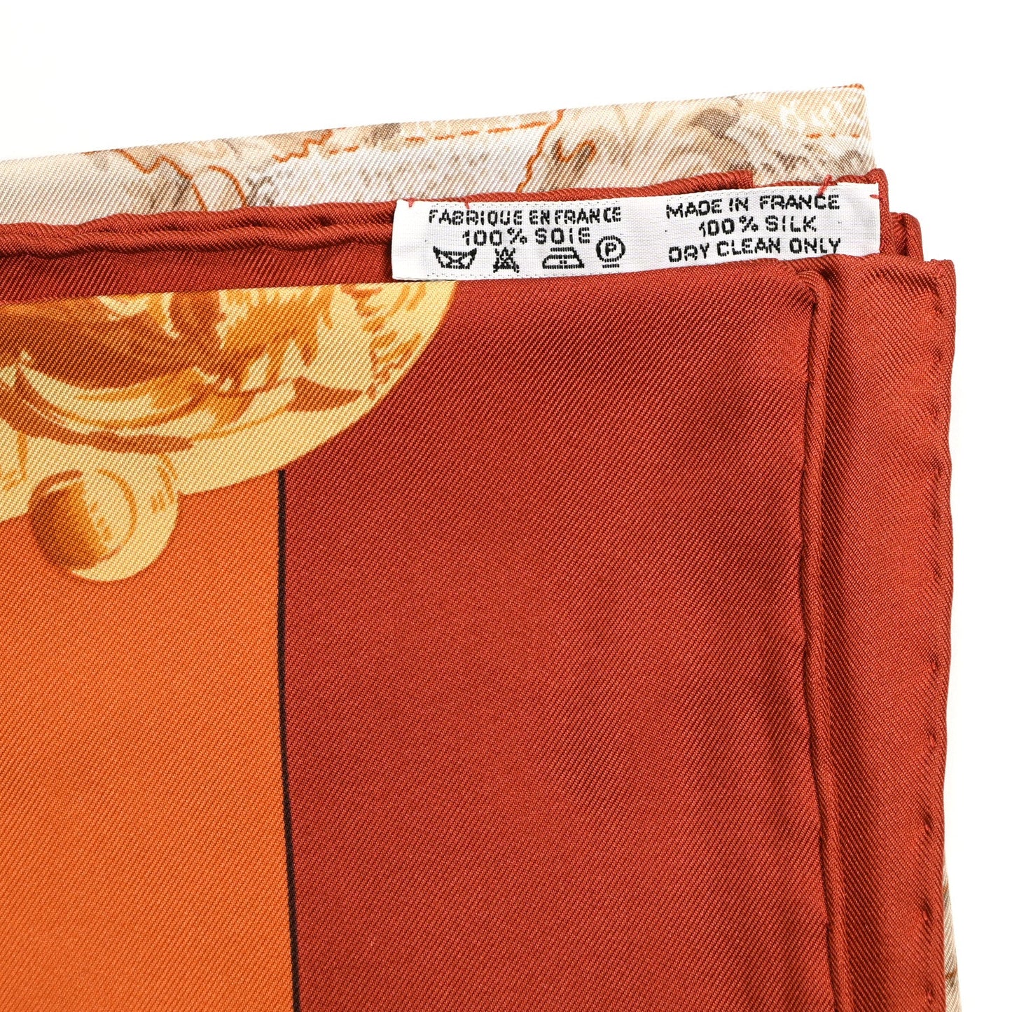 Hermes Silk La Fontaine De Bartholdi Scarf 90
