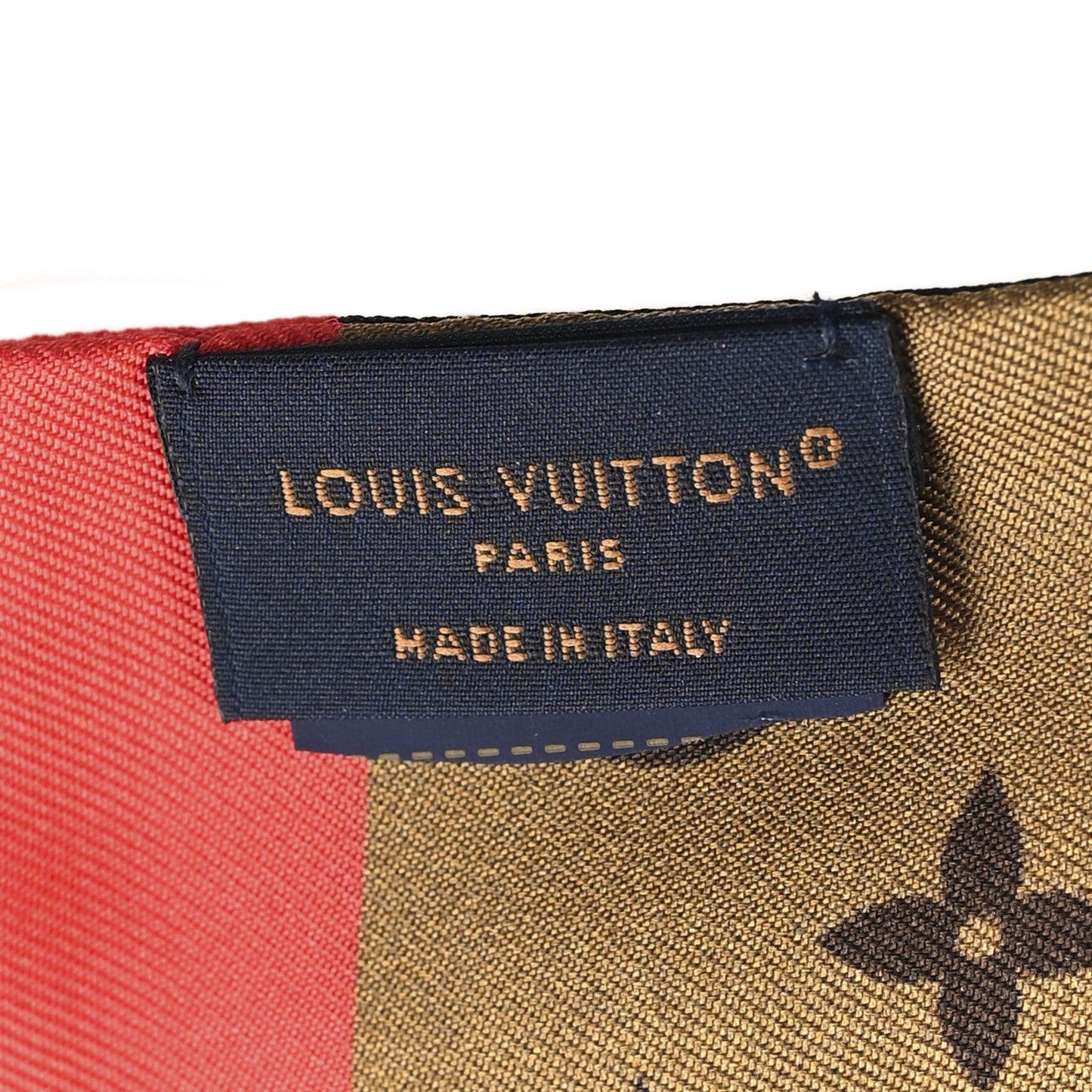 Louis Vuitton Silk Monogram LV Essence Bandeau Black