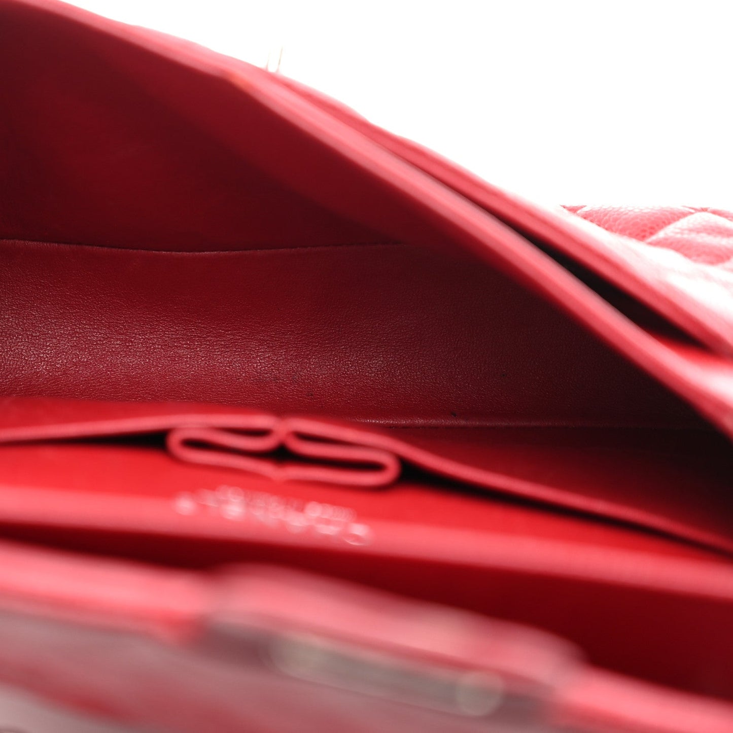 Chanel Caviar Quilted Medium Double Flap Red