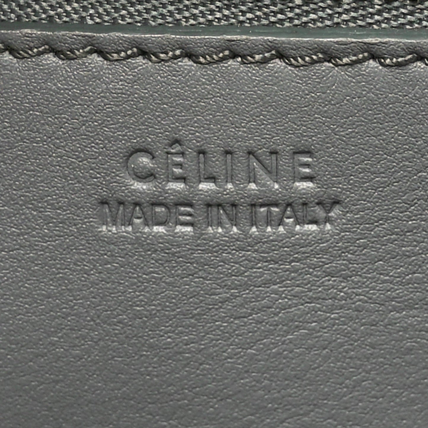 Celine Smooth Calfskin Small Tie Knot Tote Crystal Grey