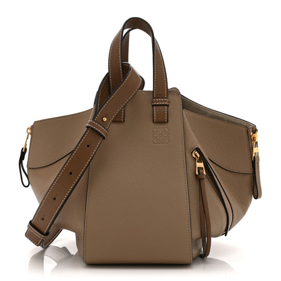 Loewe LOEWE Calfskin Small Hammock Shoulder Bag Sand Mink