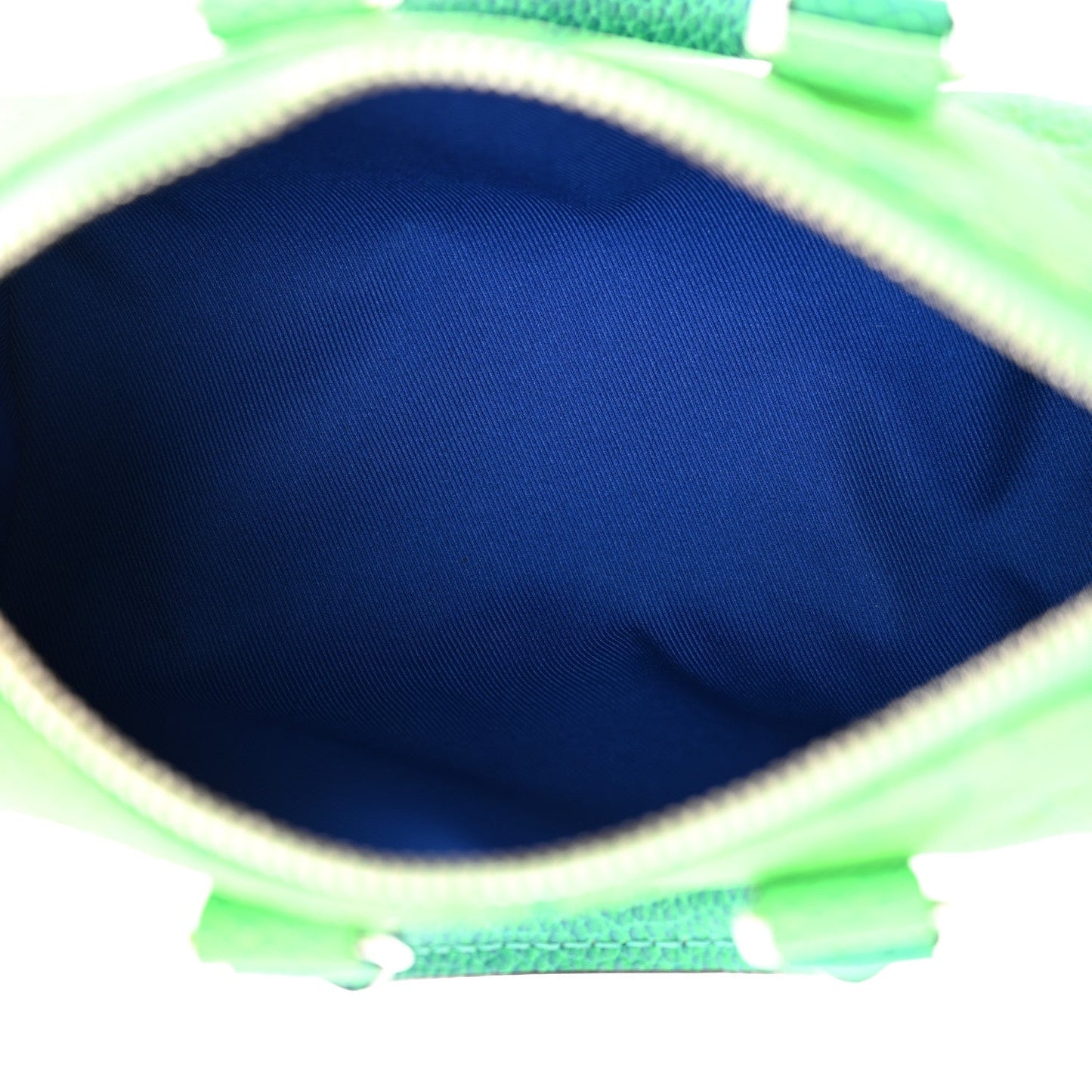 Louis Vuitton Taurillon Illusion Keepall XS Bleu Vert