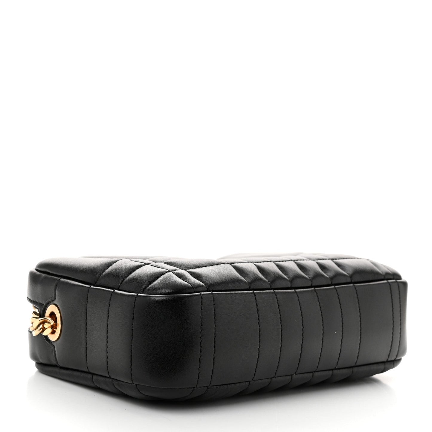Burberry Calfskin Quilted Small Lola Camera Bag Black