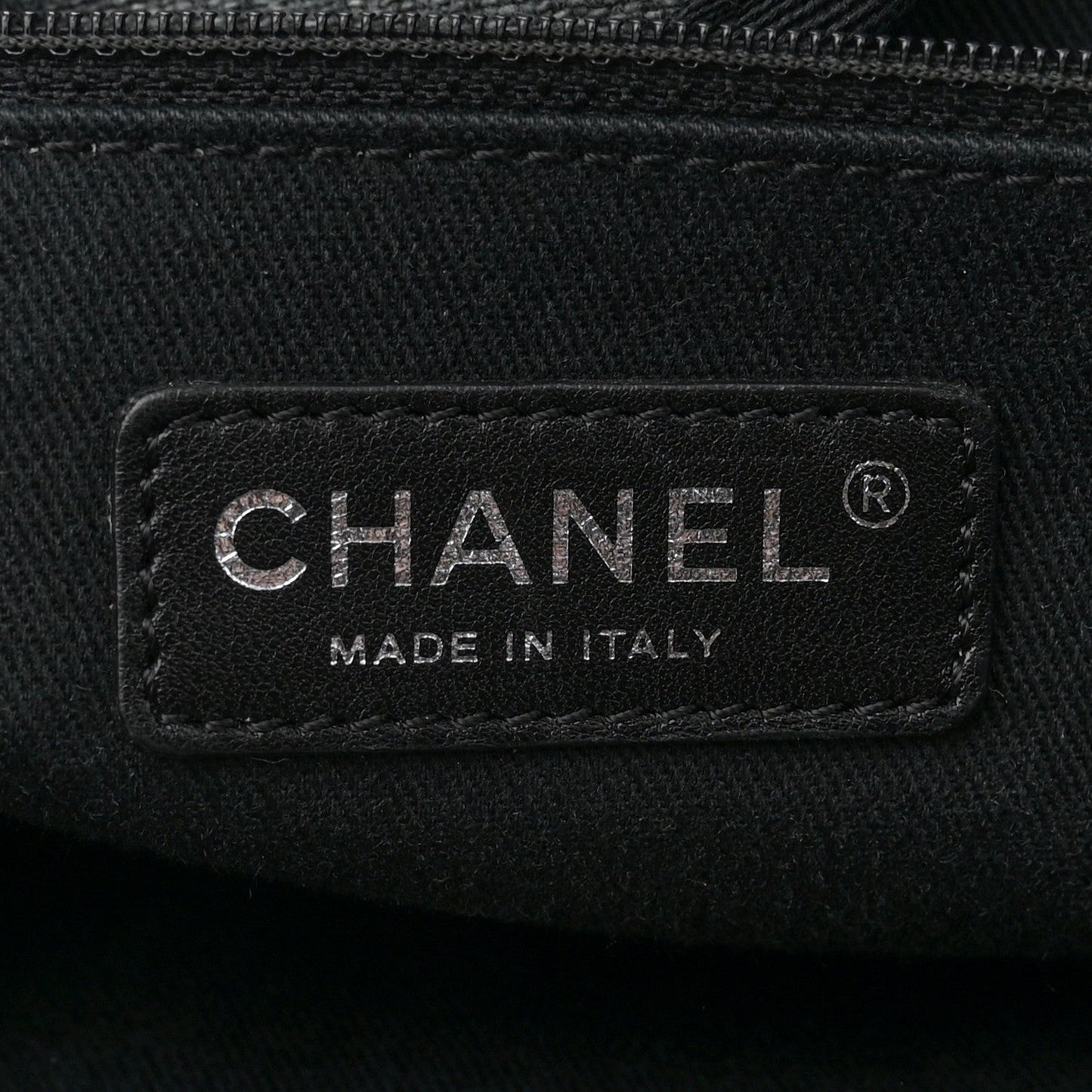 Chanel Canvas Large Deauville Tote Grey