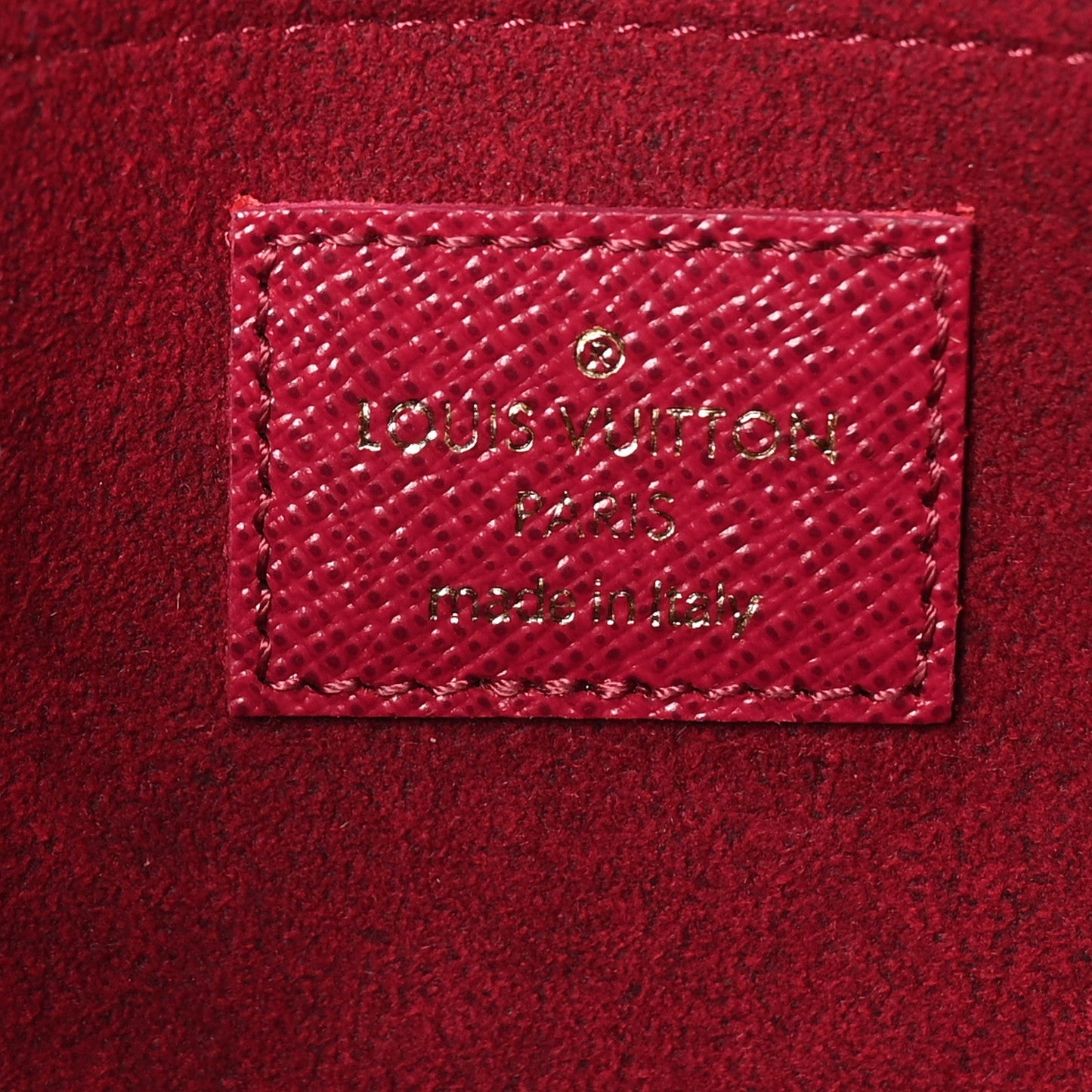 Louis Vuitton Monogram Pochette Felicie Chain Wallet Fuchsia