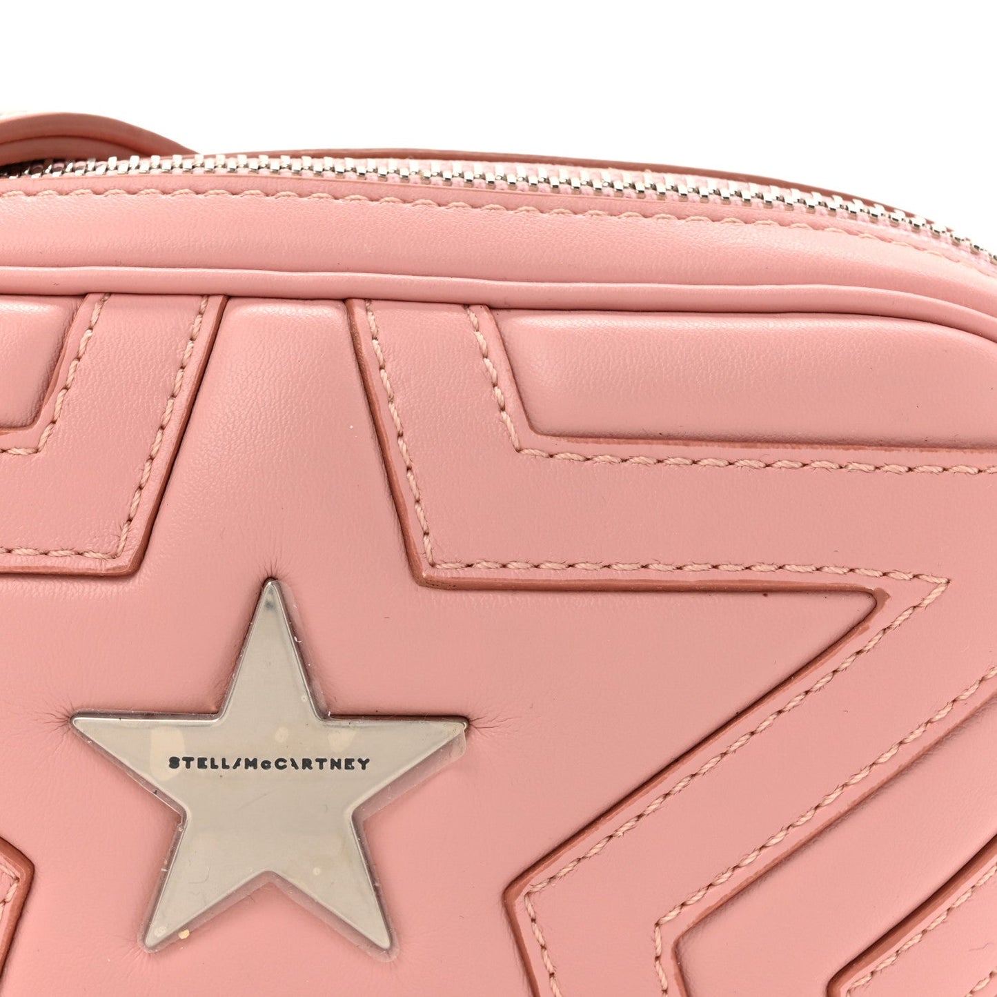 Stella McCartney Eco Alter Nappa Star Patch Belt Bag Pink