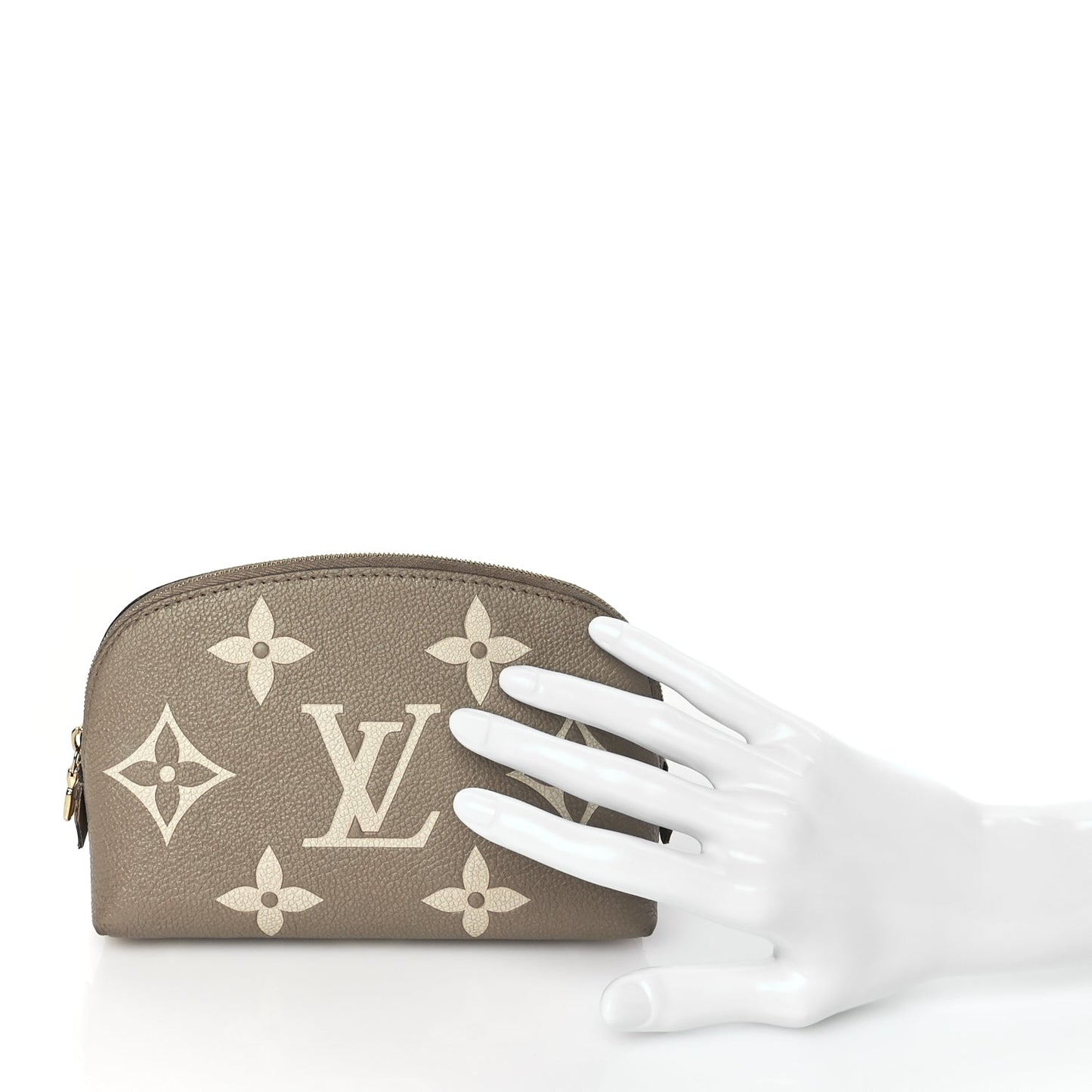 Louis Vuitton Empreinte Monogram Giant Cosmetic Pouch PM Tourterelle Crème