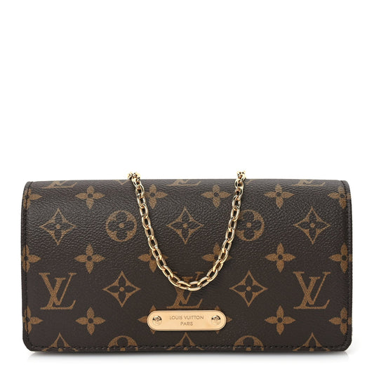 Louis Vuitton Monogram Lily Wallet On Chain