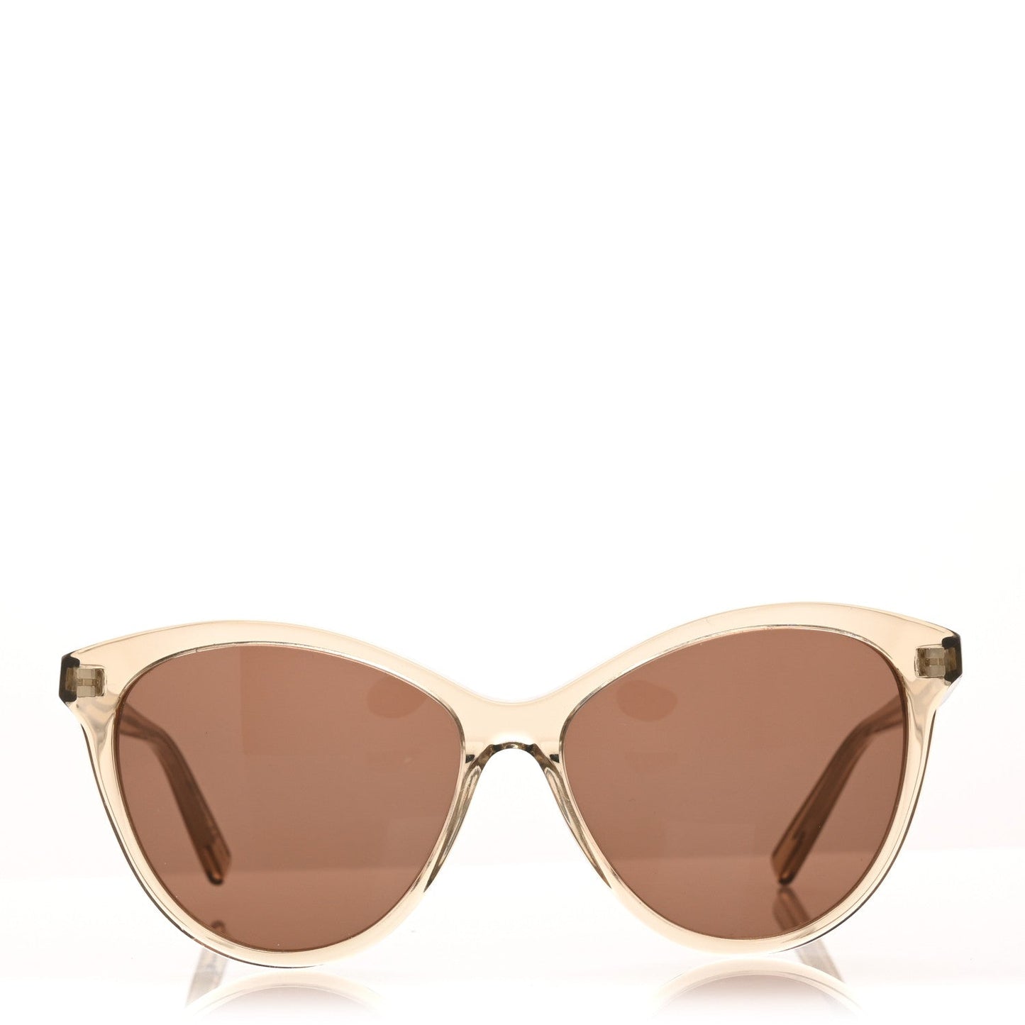 Saint Laurent Transparent Acetate SL 456 Sunglasses Beige