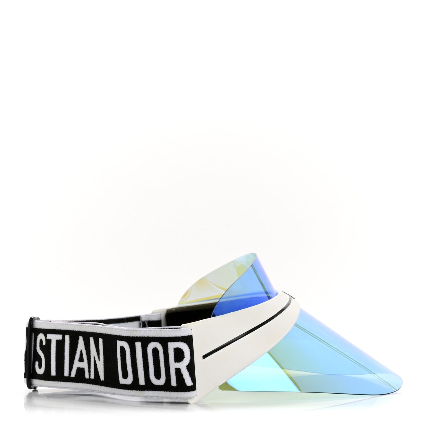 Christian Dior Mirrored DiorClub1 Sun Visor Blue