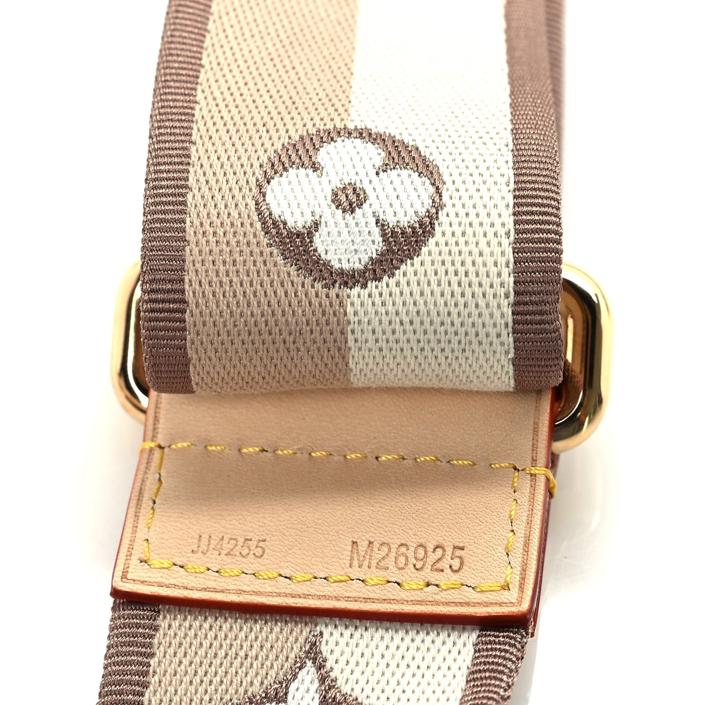 Louis Vuitton Jacquard Speedy Bandouliere 20 Shoulder Strap  Beige