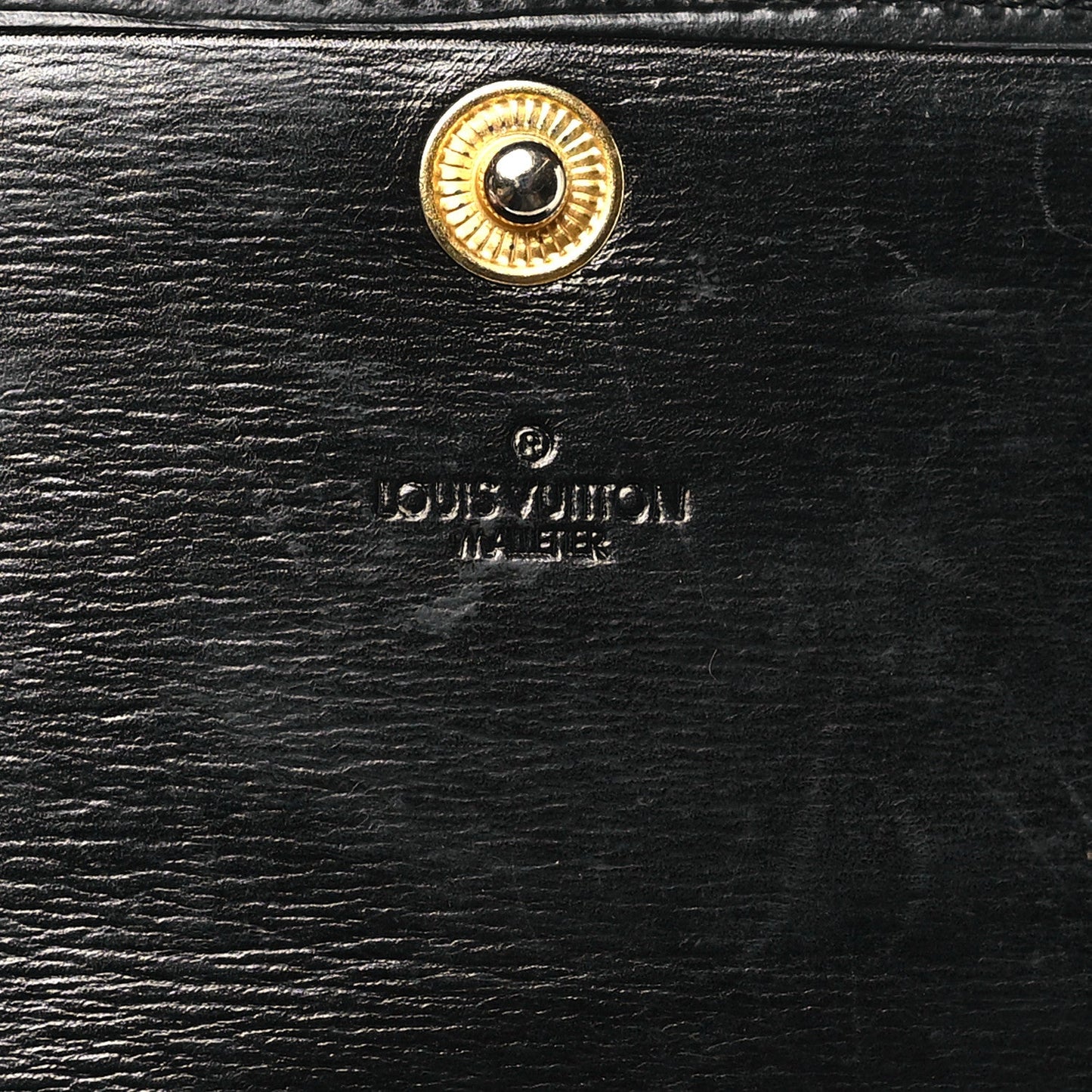 Louis Vuitton Epi Sarah Wallet Black