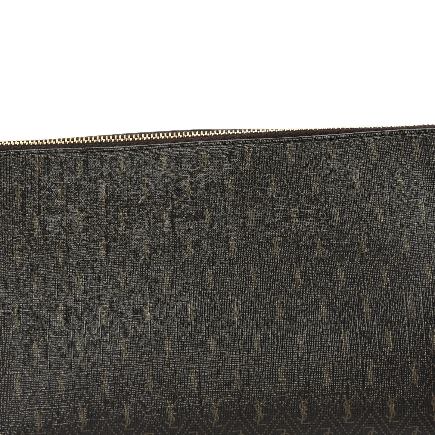 Saint Laurent Canvas Smooth Calfskin Le Monogramme Crossbody Bag Chestnut