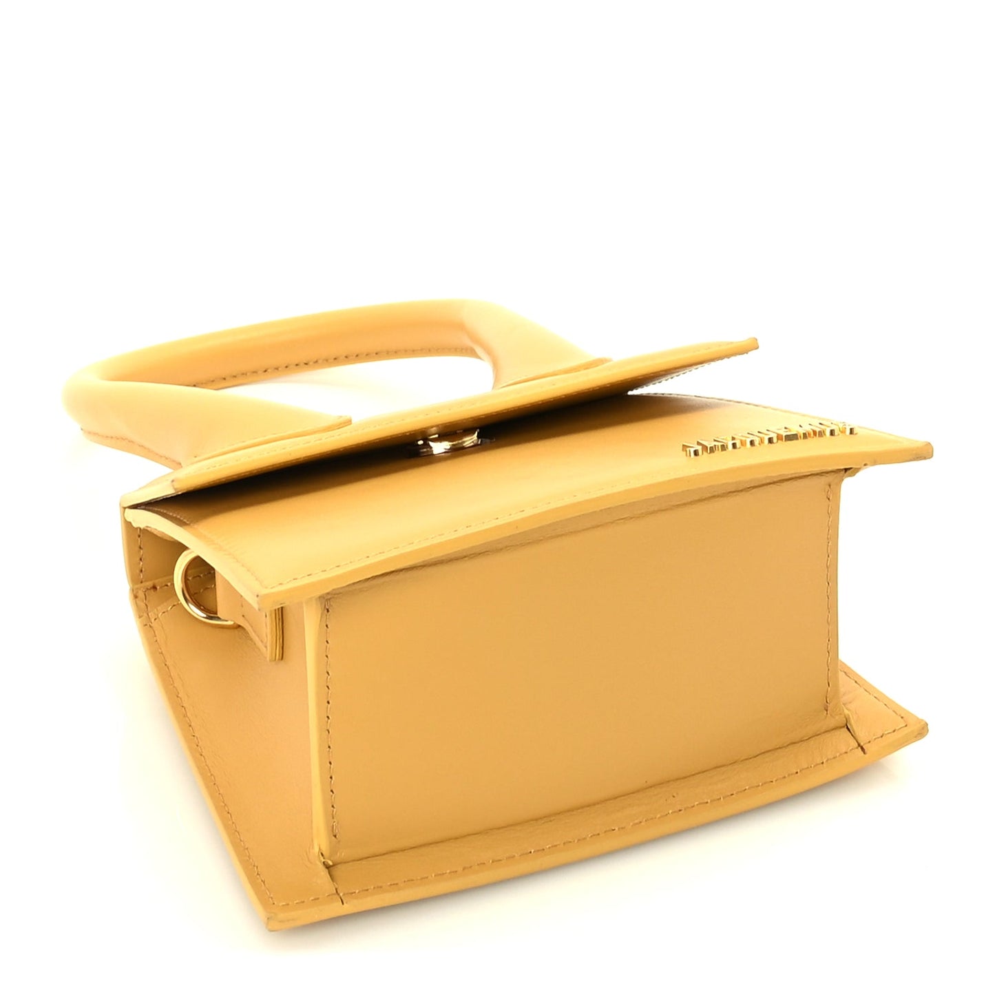 Jacquemus Smooth Calfskin Le Chiquito Moyen  Yellow