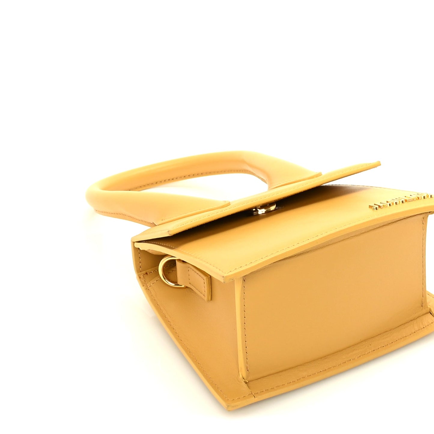 Jacquemus Smooth Calfskin Le Chiquito Moyen  Yellow