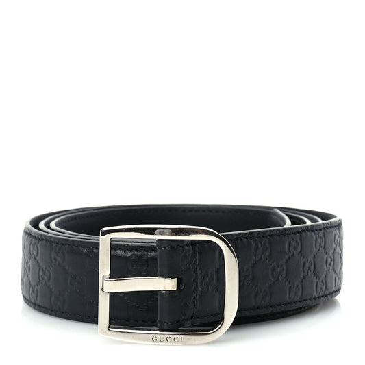 Gucci Guccissima Belt 105 42  Black