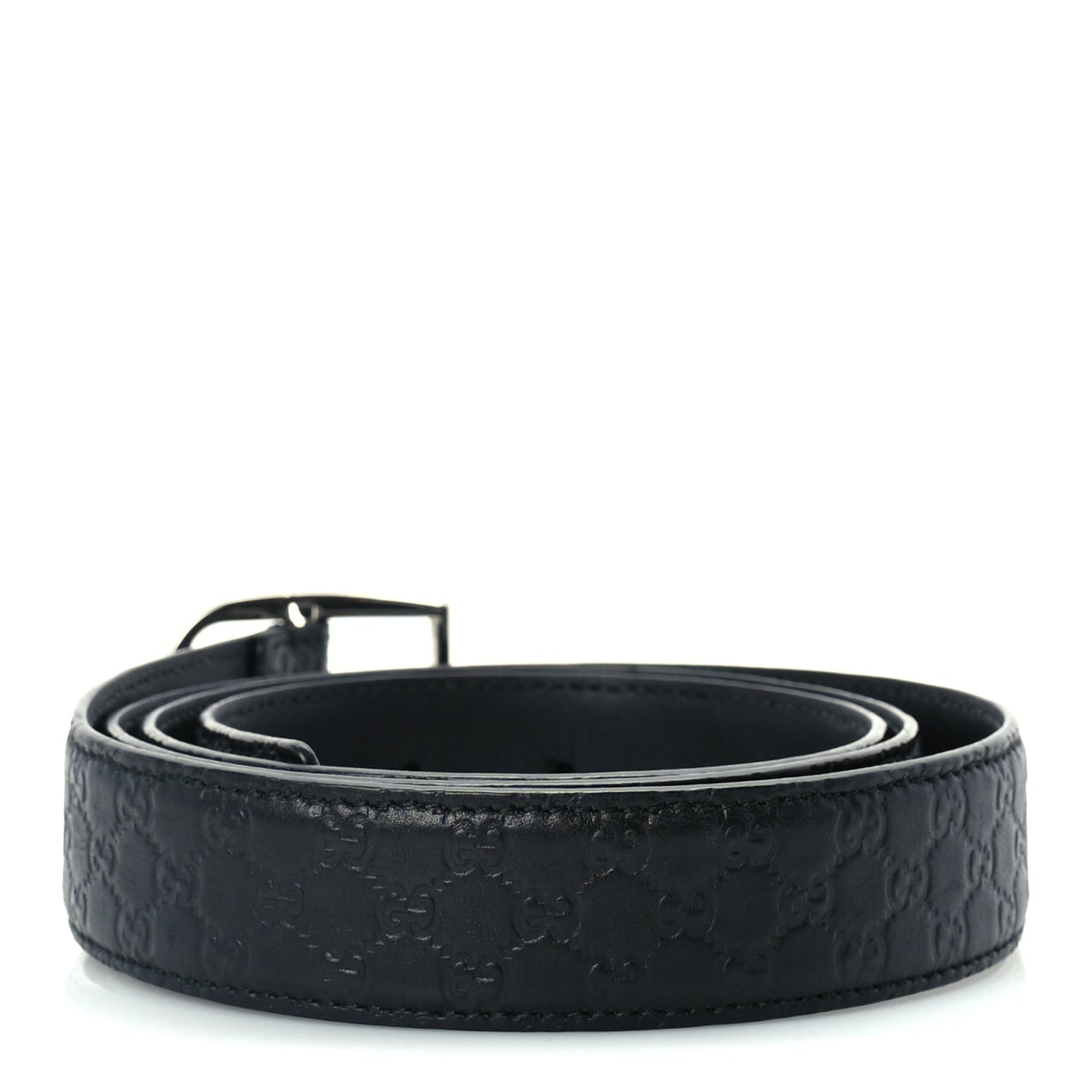 Gucci Guccissima Belt 105 42  Black