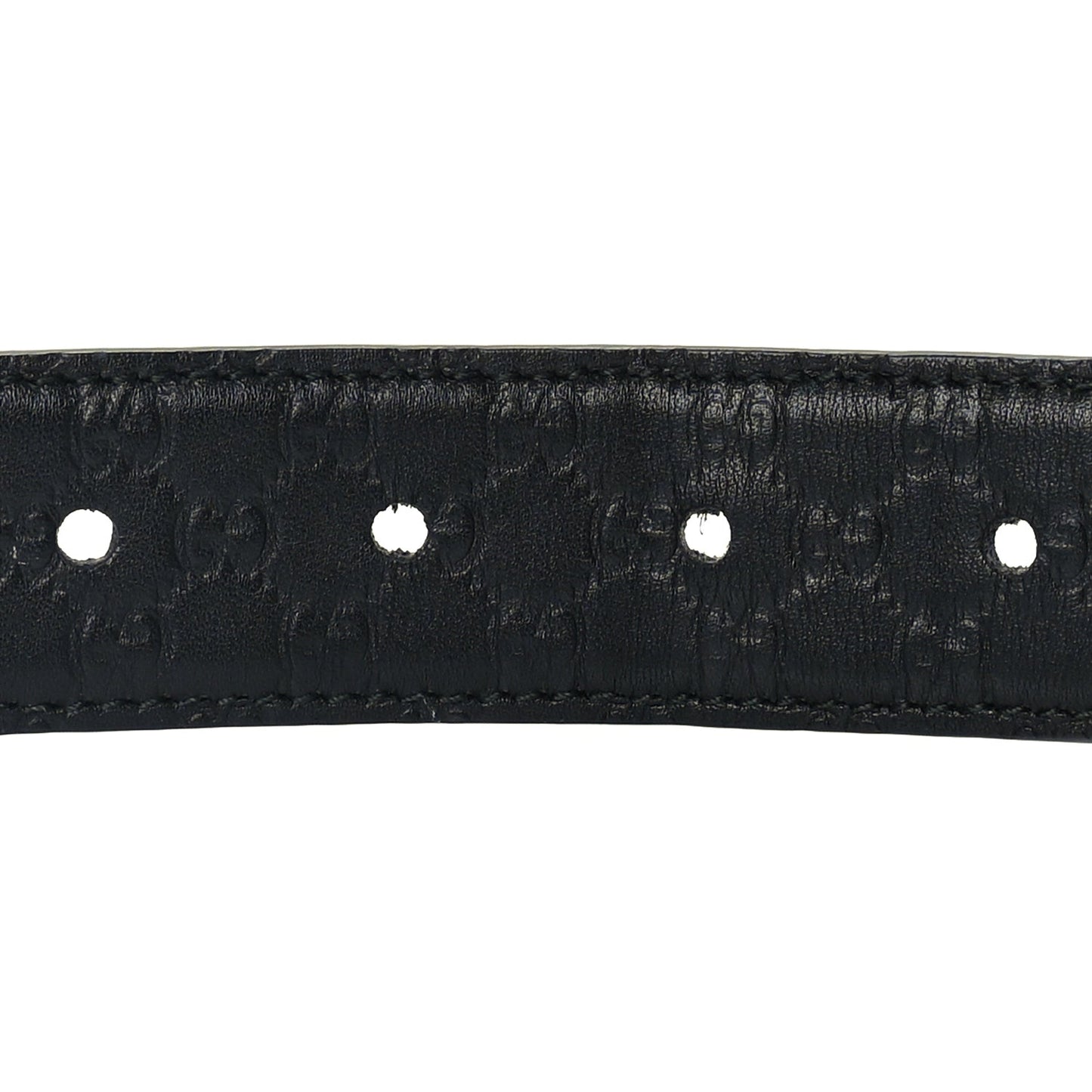 Gucci Guccissima Belt 105 42  Black
