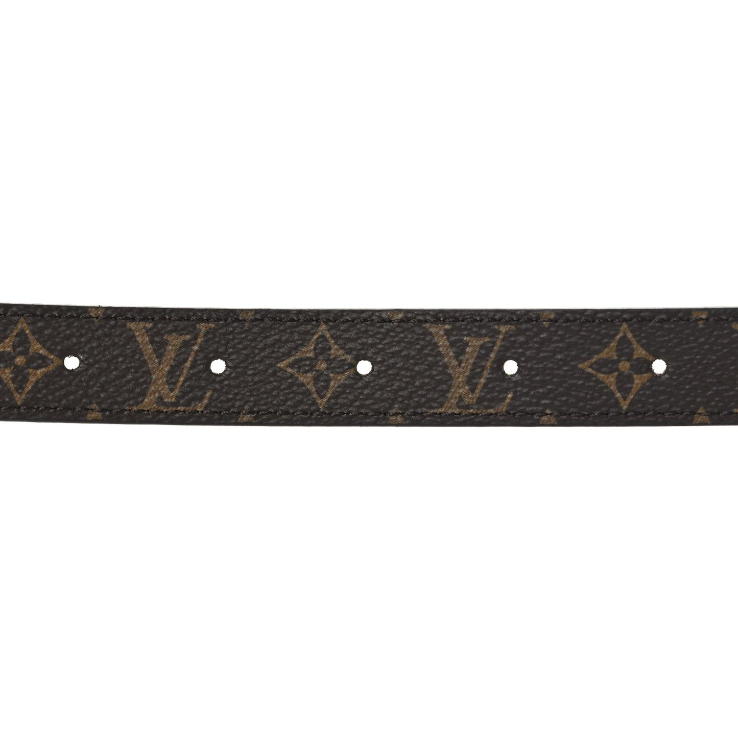 Louis Vuitton Calfskin Monogram 20mm LV Iconic Reversible Belt Black