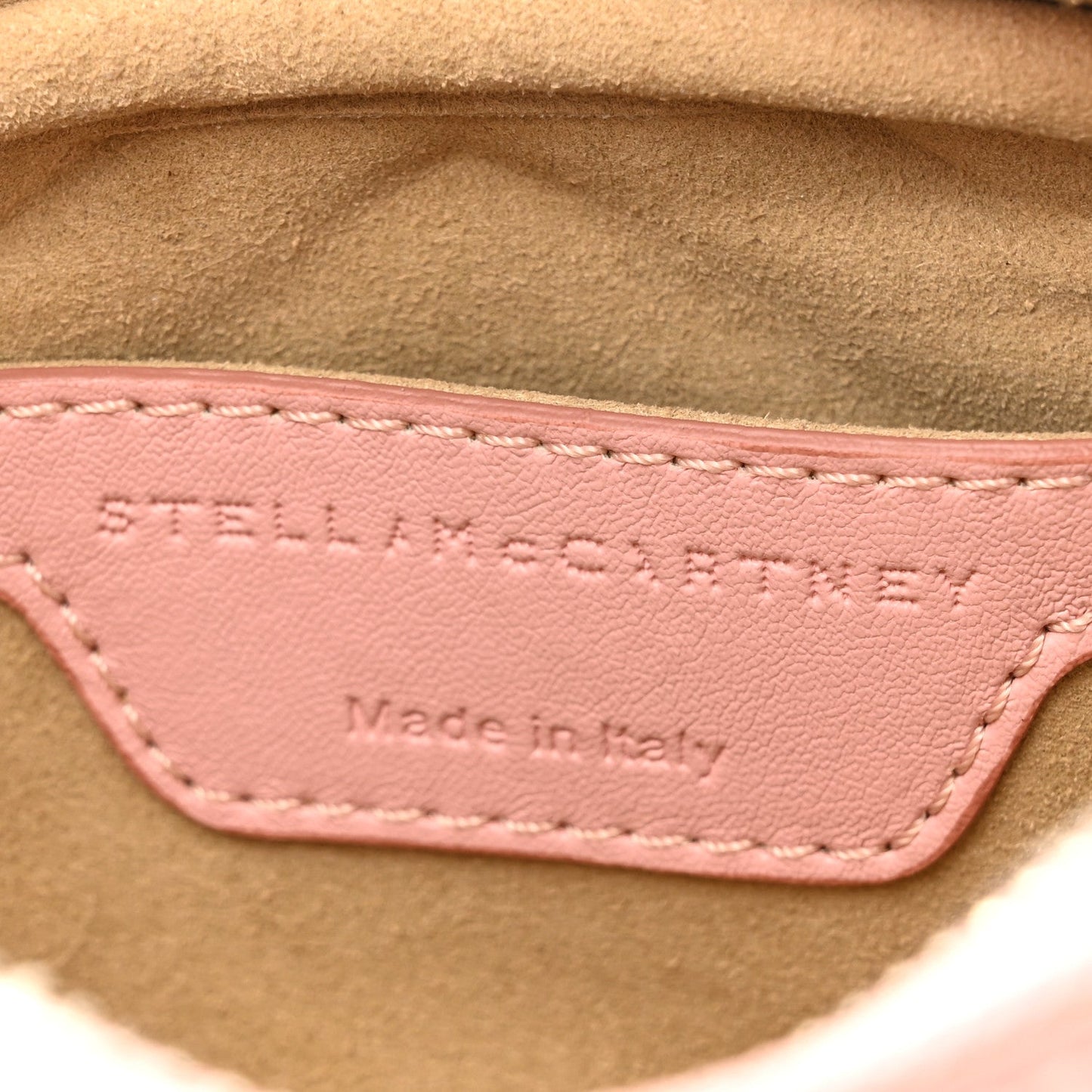 Stella McCartney Eco Alter Nappa Star Patch Belt Bag Pink