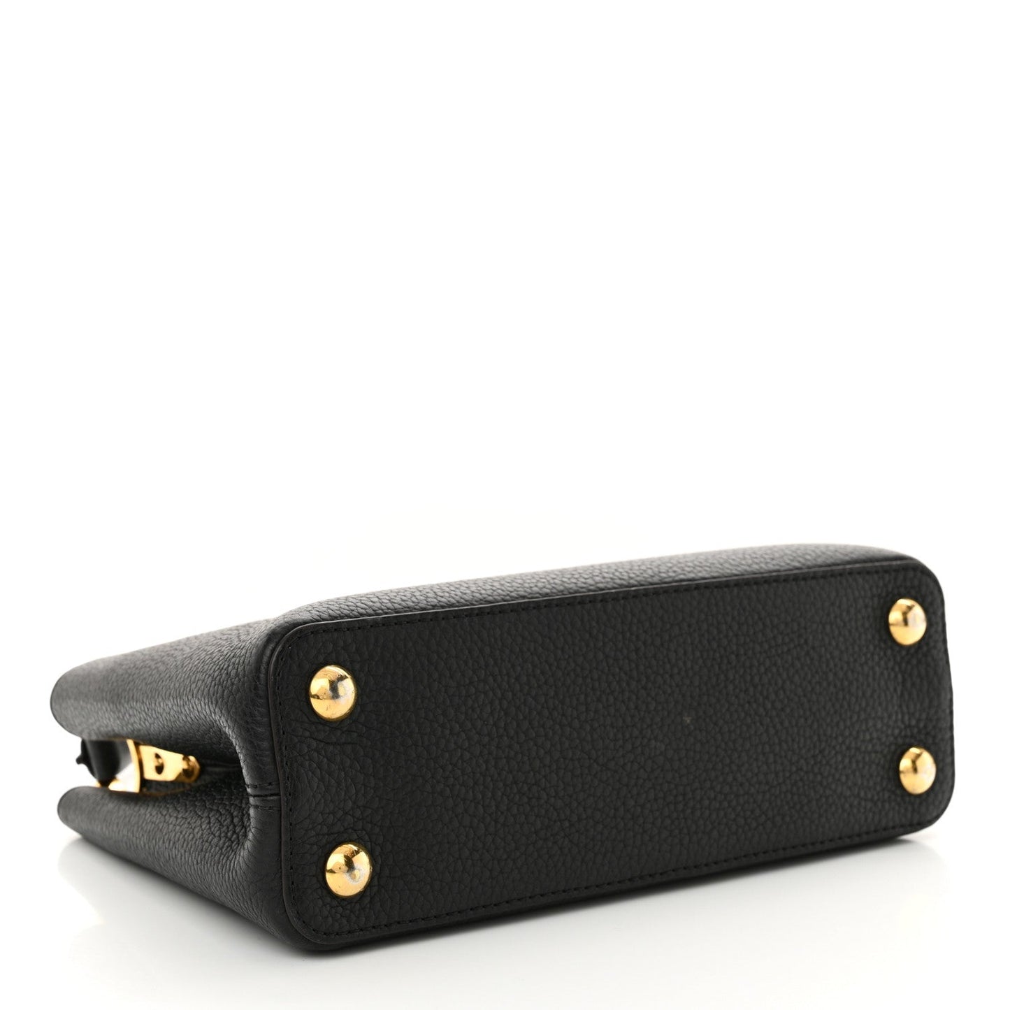 Louis Vuitton Taurillon Capucines BB Black
