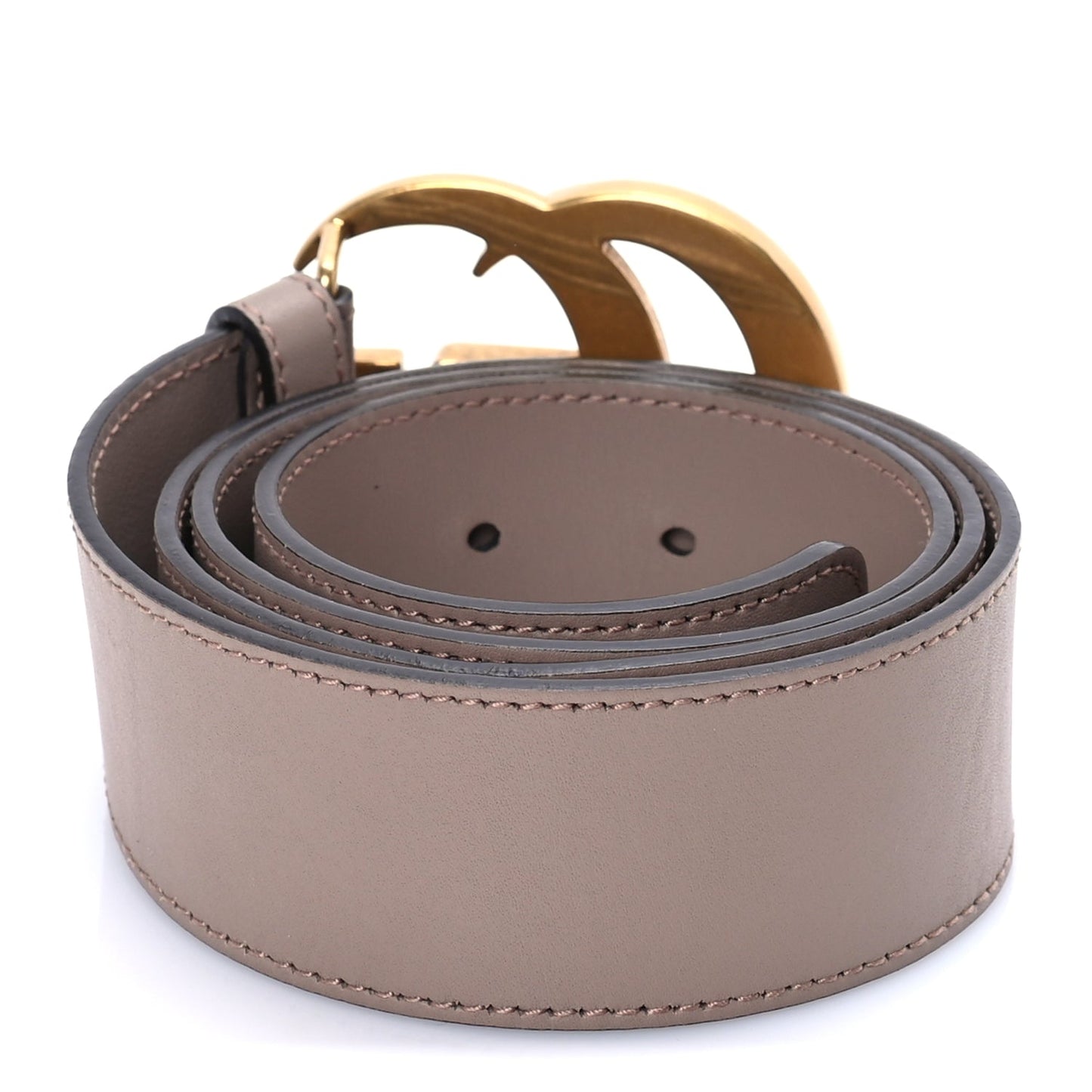Gucci Calfskin Double G 40mm Belt 85 34  Porcelain Rose