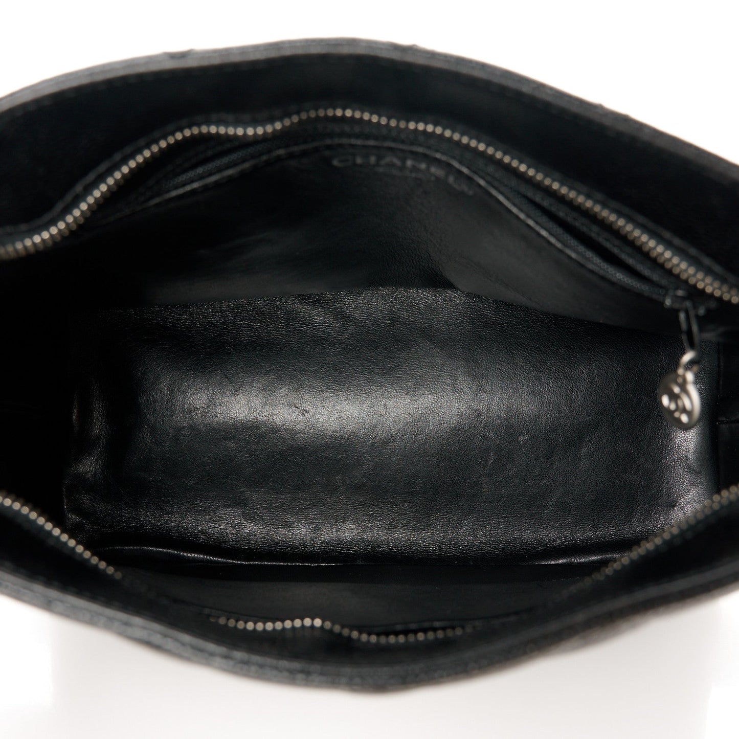 Chanel Caviar Quilted Medallion Tote Black