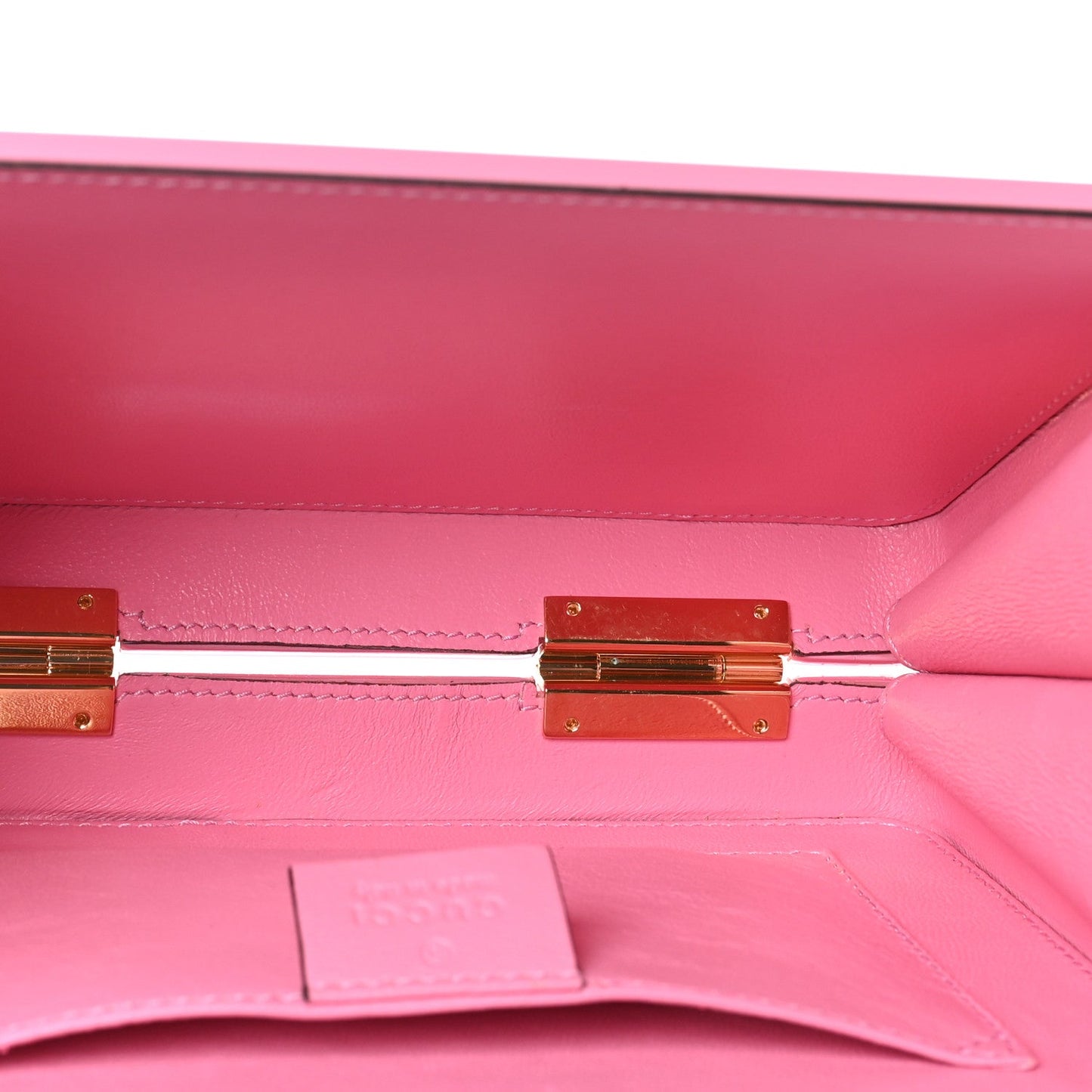 Gucci Plexiglass Mini Sylvie 1969 Top Handle Bag Pink