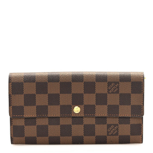 Louis Vuitton Damier Ebene Sarah Wallet
