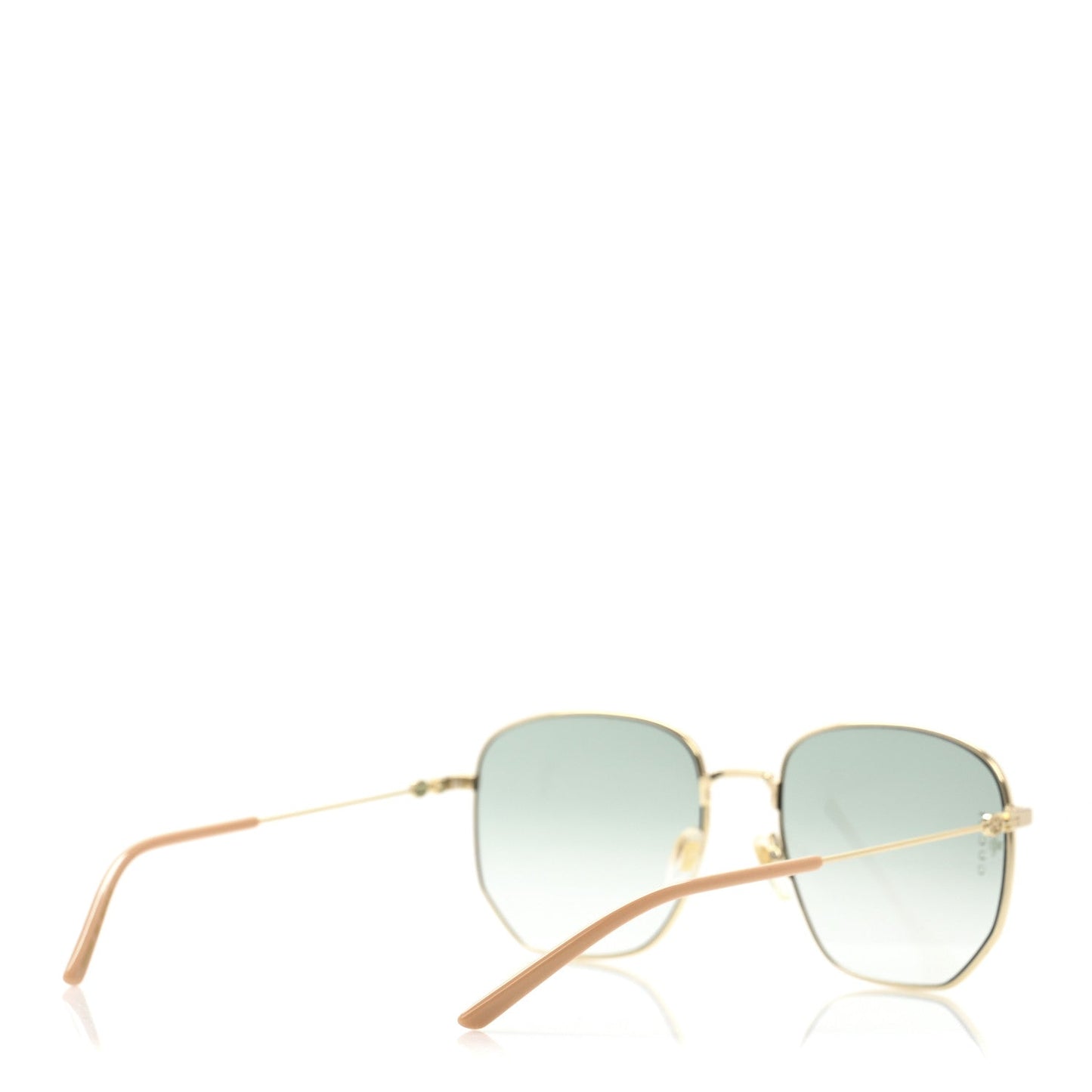 Gucci Oversized Sunglasses GG0396S Gold