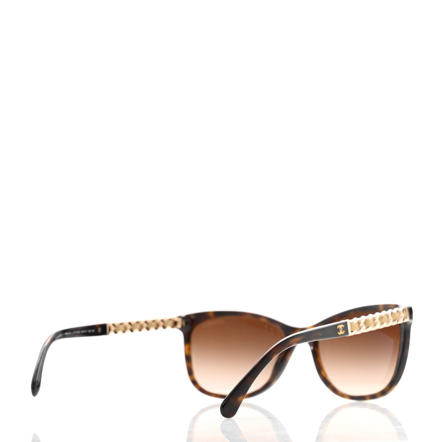 Chanel Acetate CC Chain Sunglasses 5260-Q Tortoise