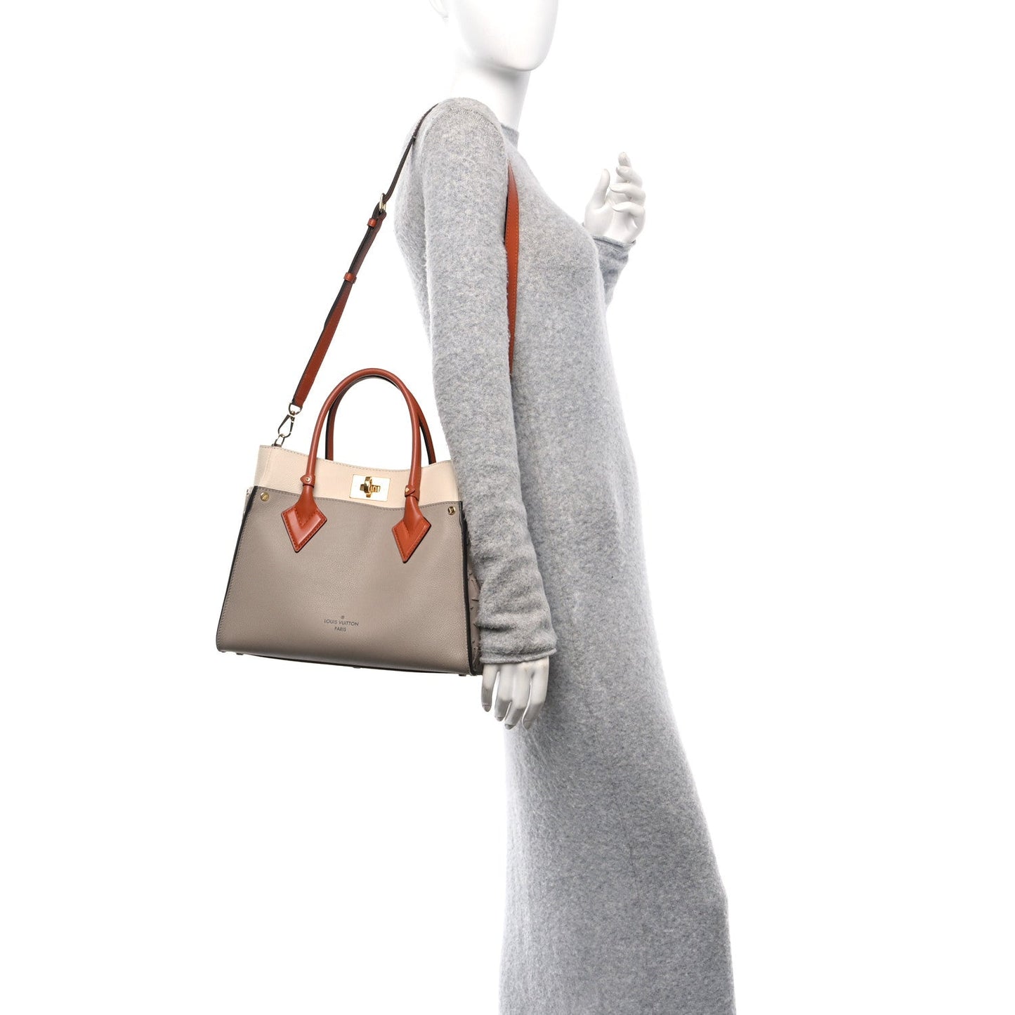 Louis Vuitton Calfskin Monogram Tufting On My Side Galet