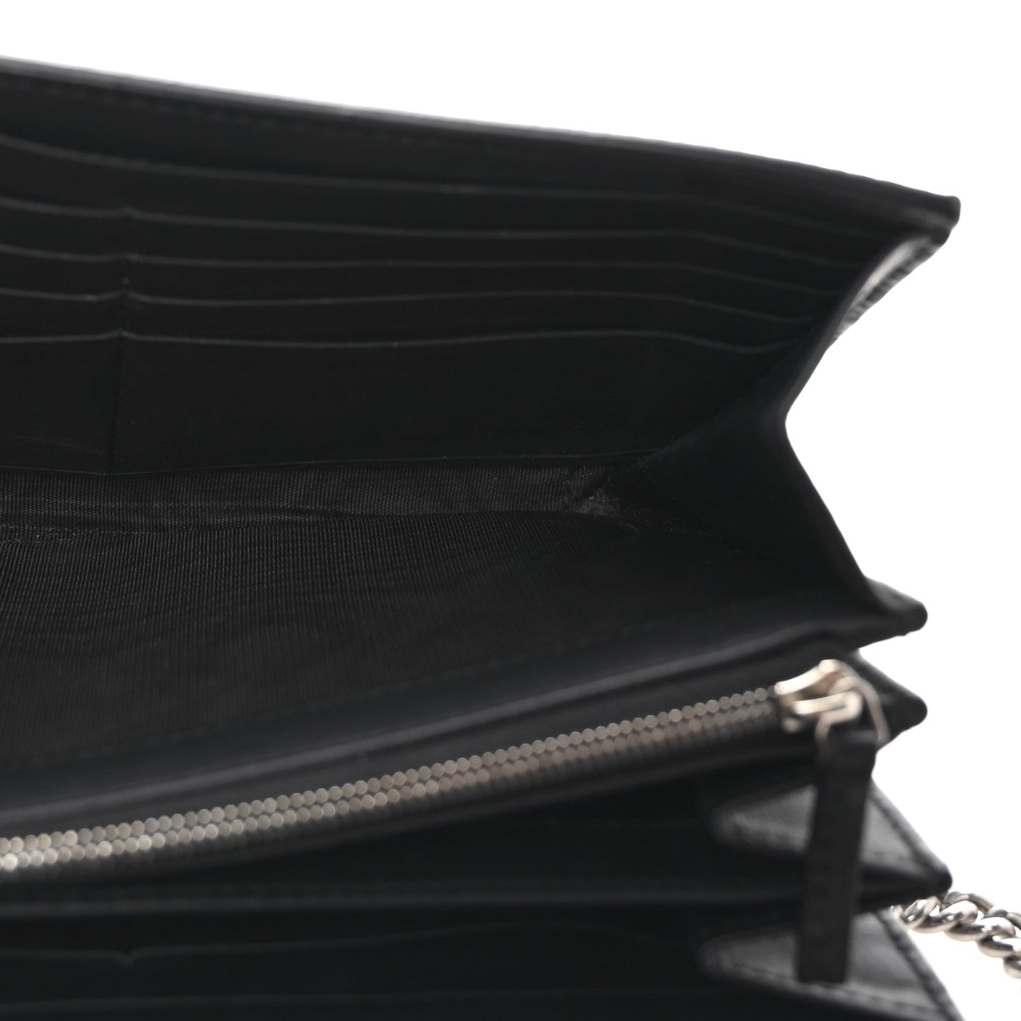 Gucci GG Supreme Monogram Mini Dionysus Chain Wallet Beige Black